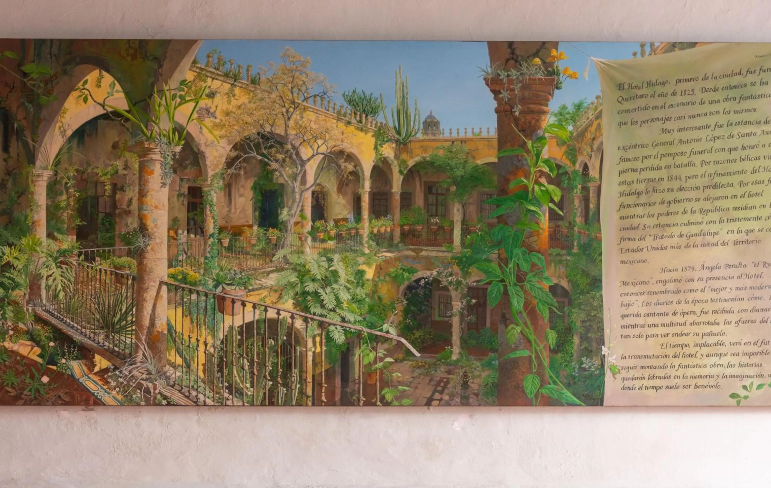 Decorative detail in Hotel Hidalgo