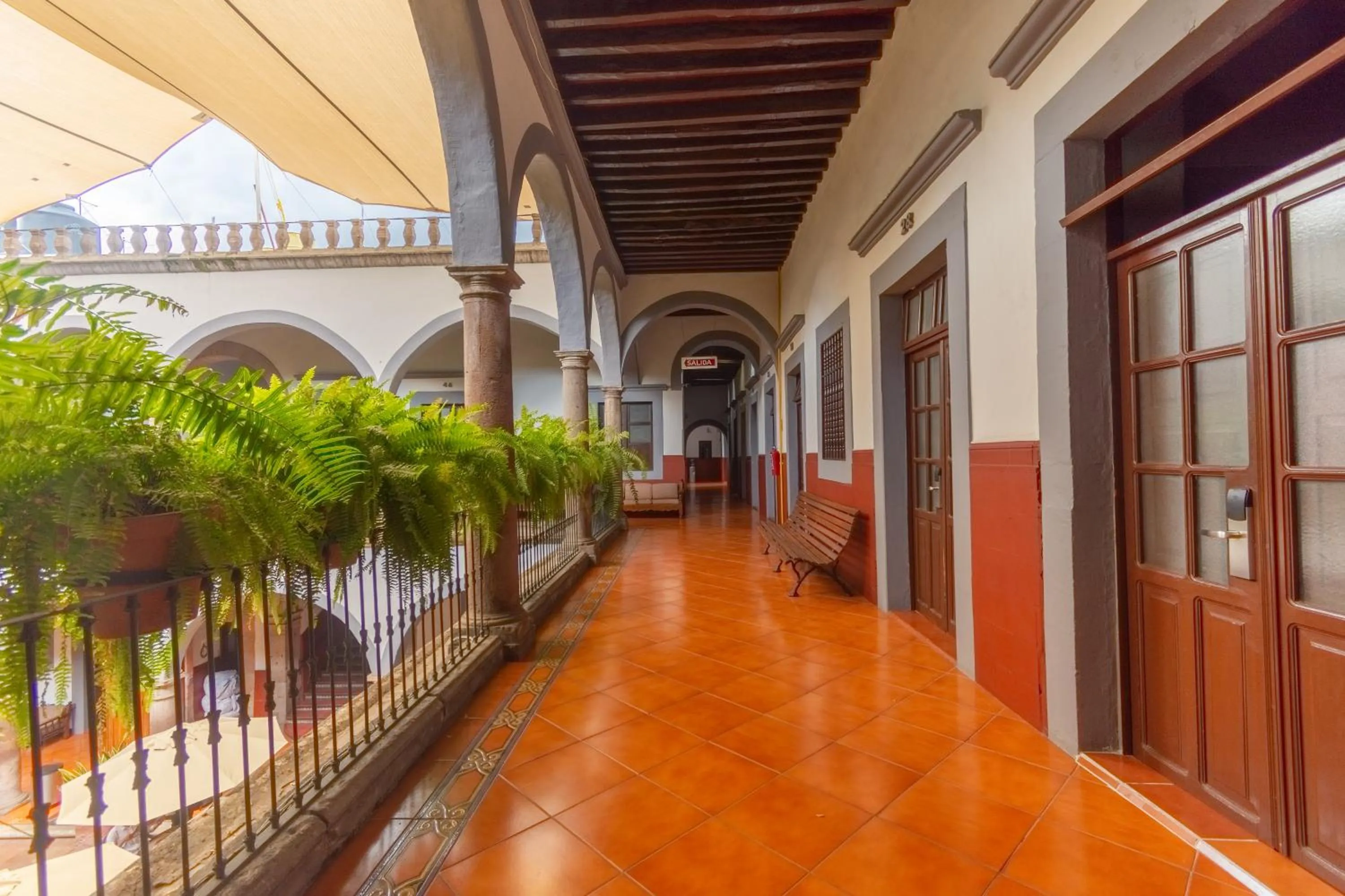 Patio in Hotel Hidalgo