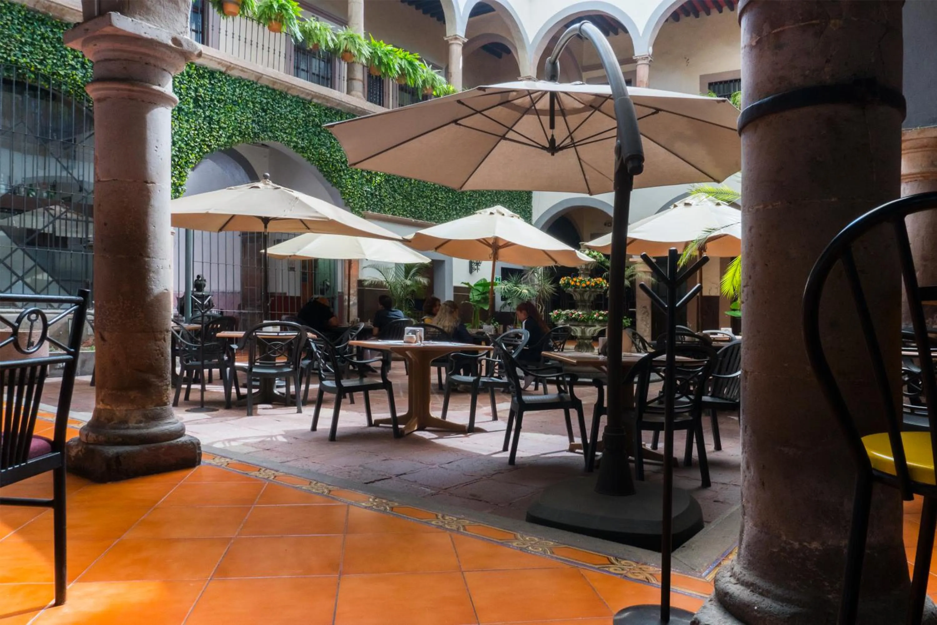 Patio in Hotel Hidalgo