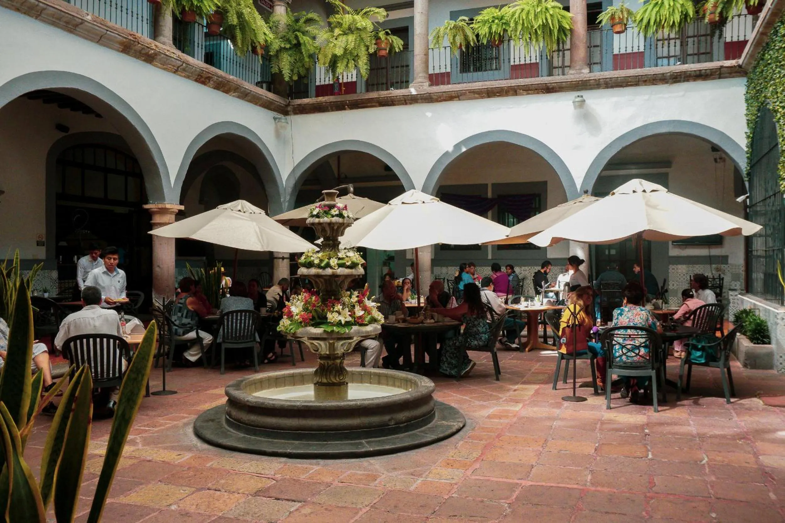 Patio in Hotel Hidalgo