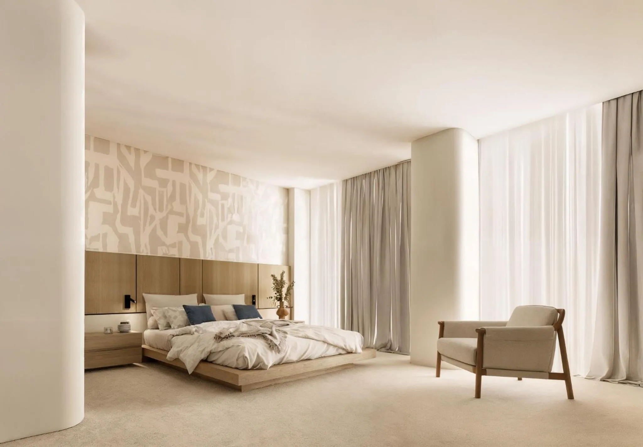 Bedroom, Bed in Kleopatra Inn