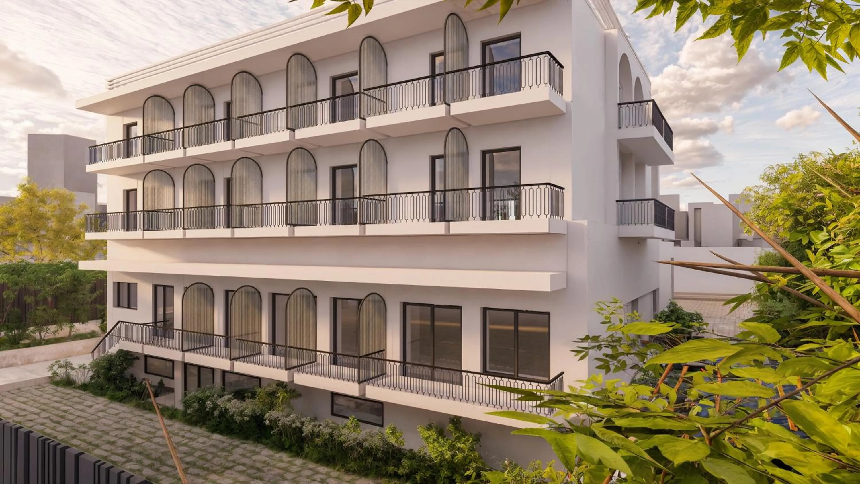 Property building in Kleopatra Inn