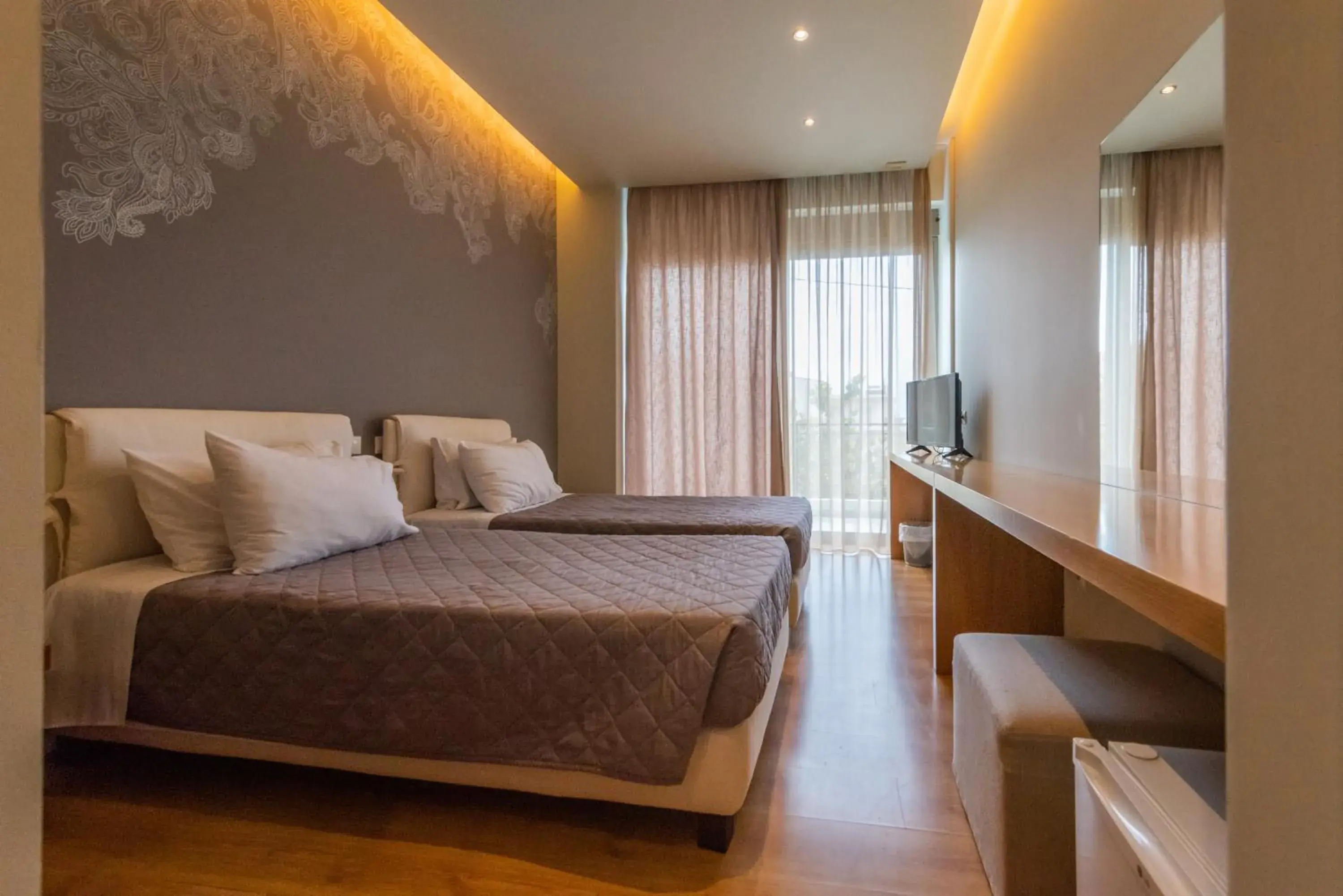 Bed in Kleopatra Inn Bed in Kleopatra Inn