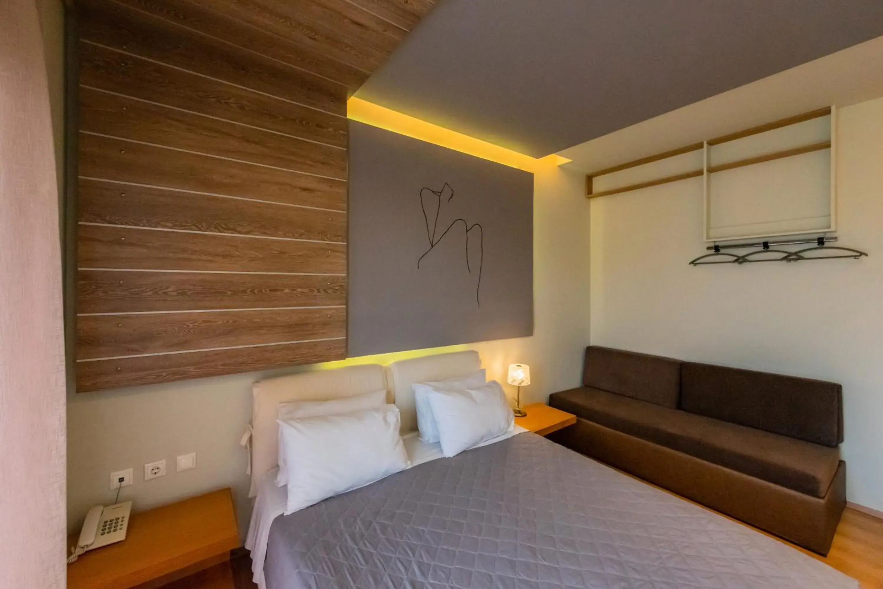 Bed in Kleopatra Inn Bed in Kleopatra Inn