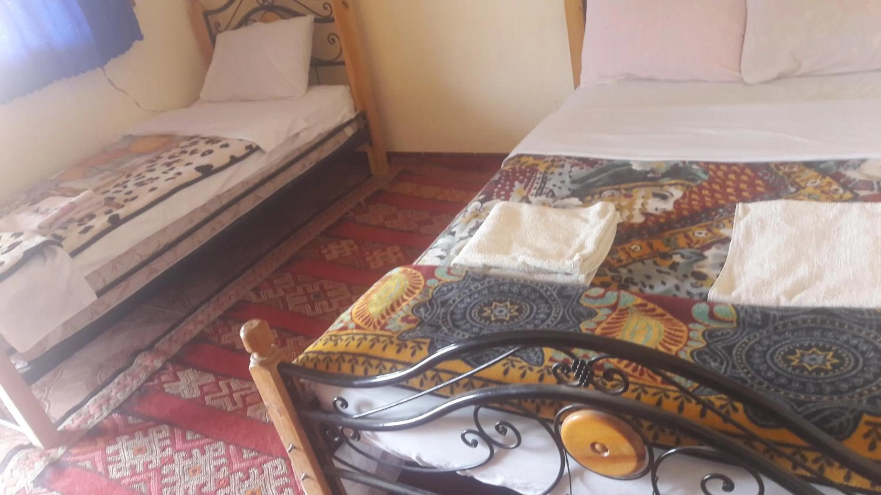 Bed in Auberge Camping BOUGAFER Tamtetoucht