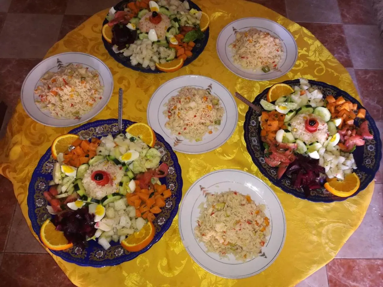 Food close-up in Auberge Camping BOUGAFER Tamtetoucht