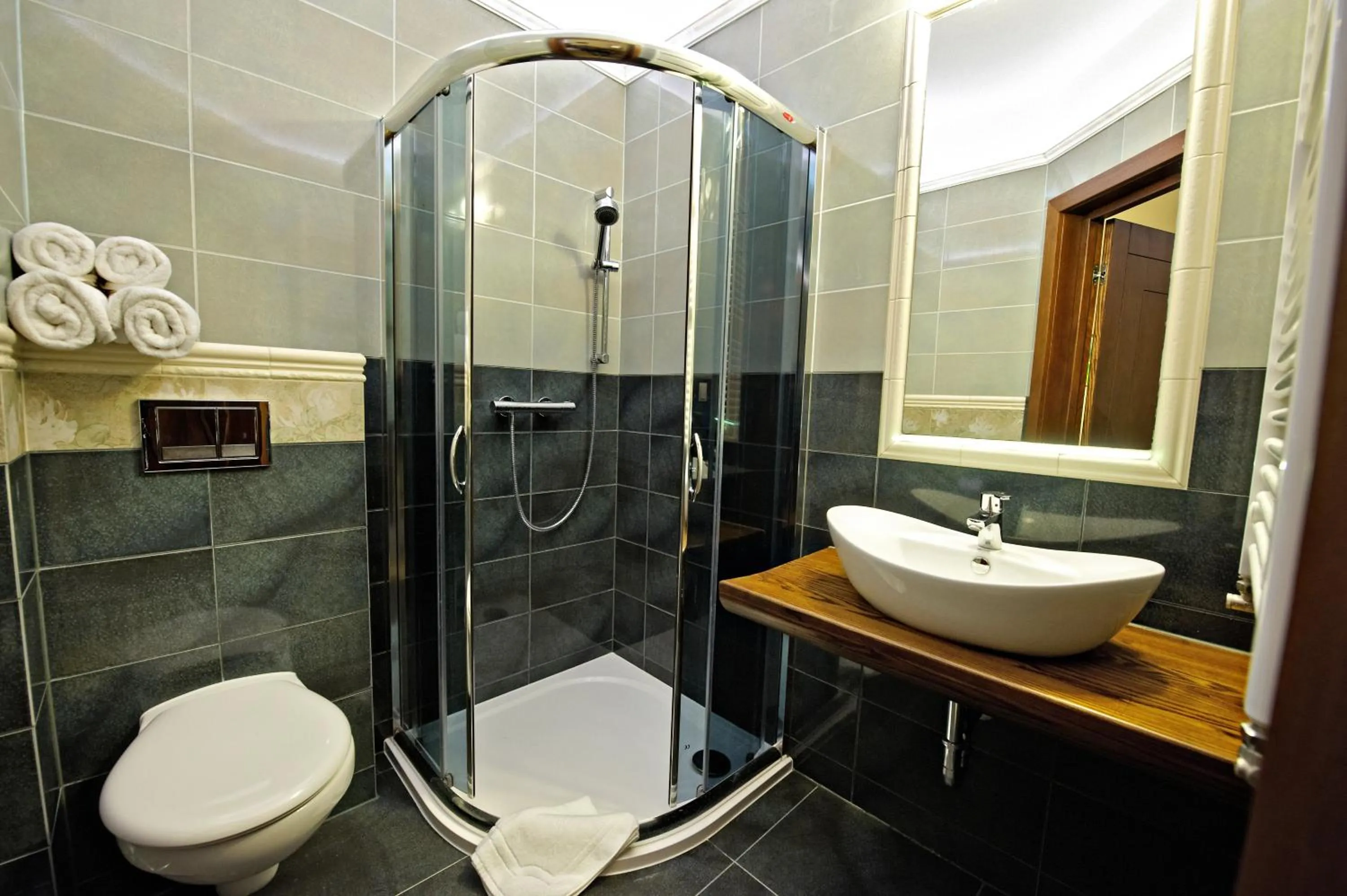 Bathroom in Hotel Chutor Kozacki