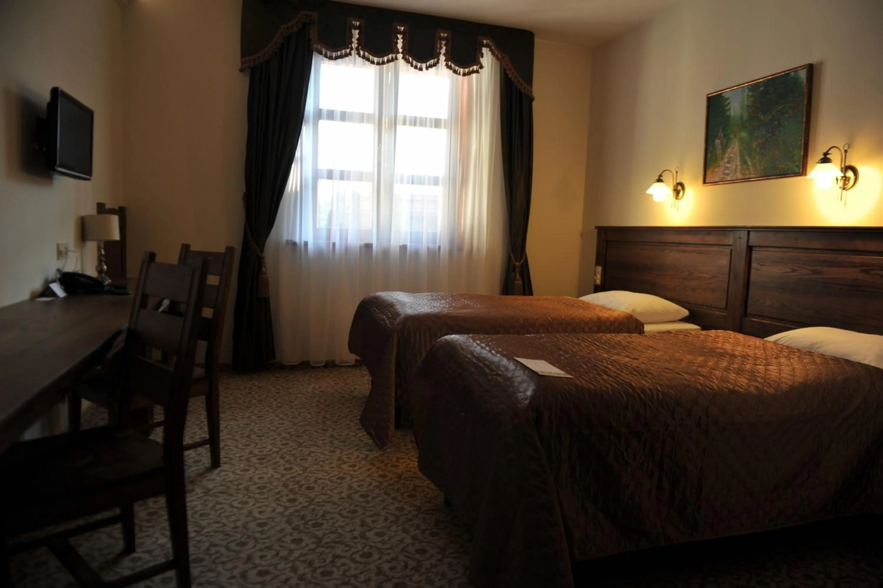 Bed in Hotel Chutor Kozacki