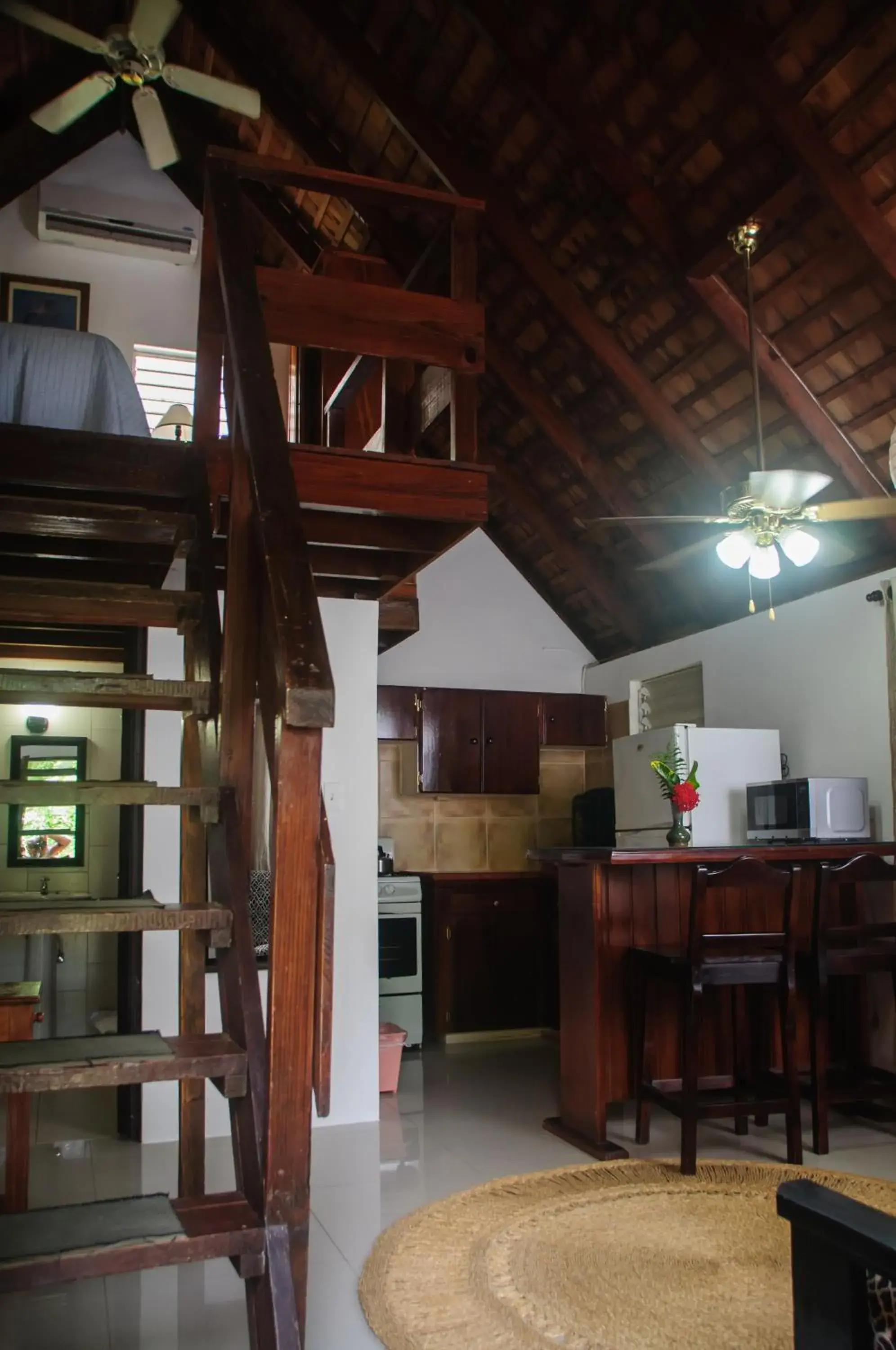 Bed in Firefly Beach Cottages Bed in Firefly Beach Cottages