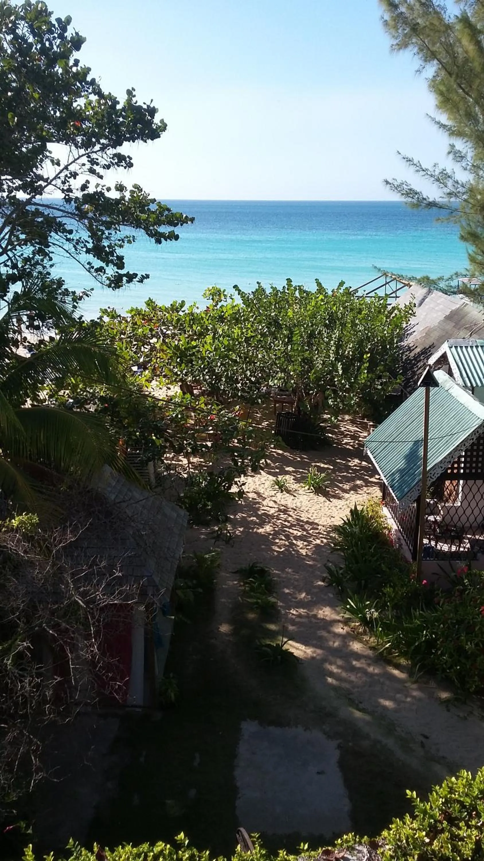Patio in Firefly Beach Cottages