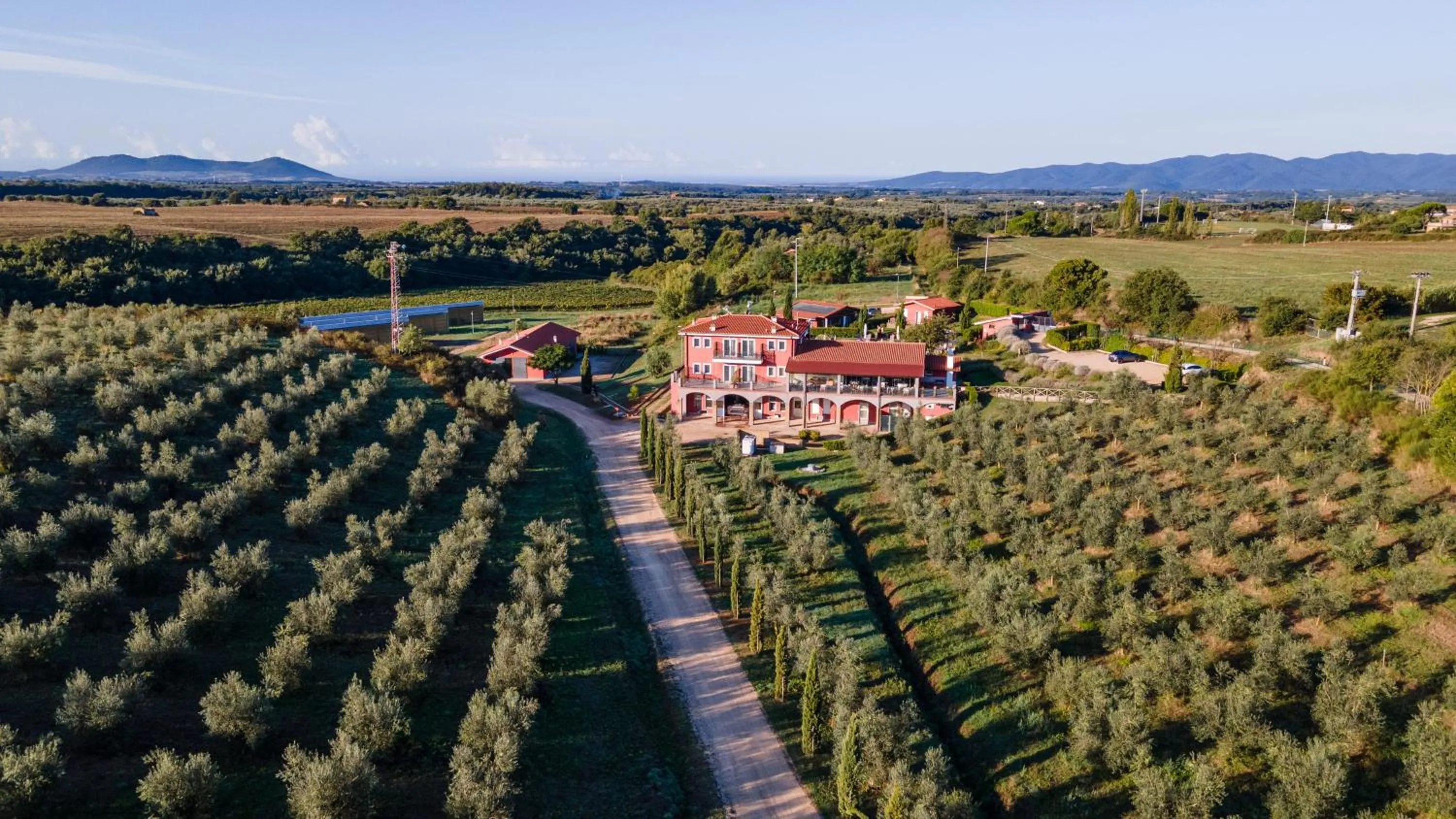 Bird's eye view in Il Podere di Marfisa