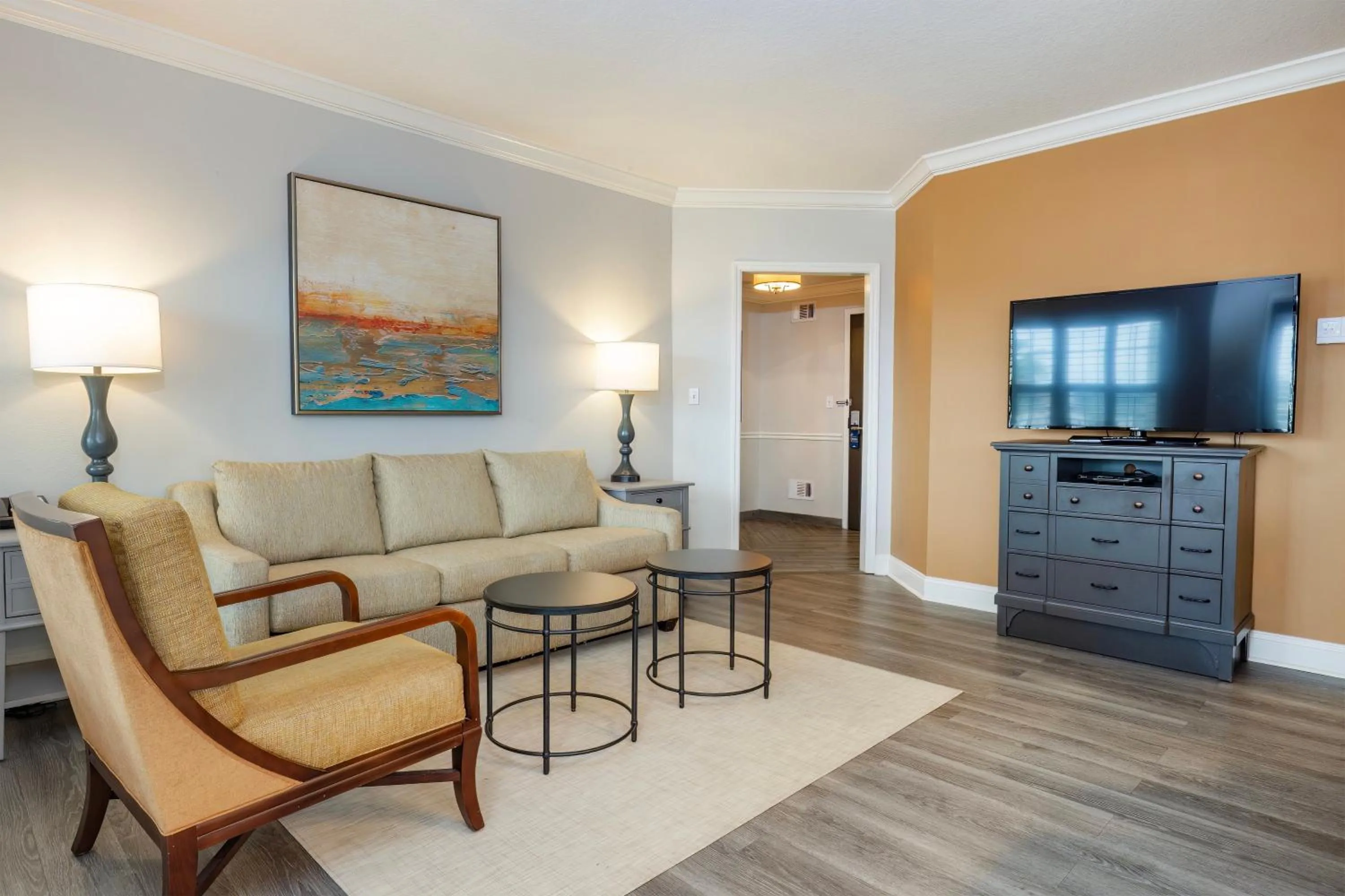 Living room in WorldMark Orlando Kingstown Reef