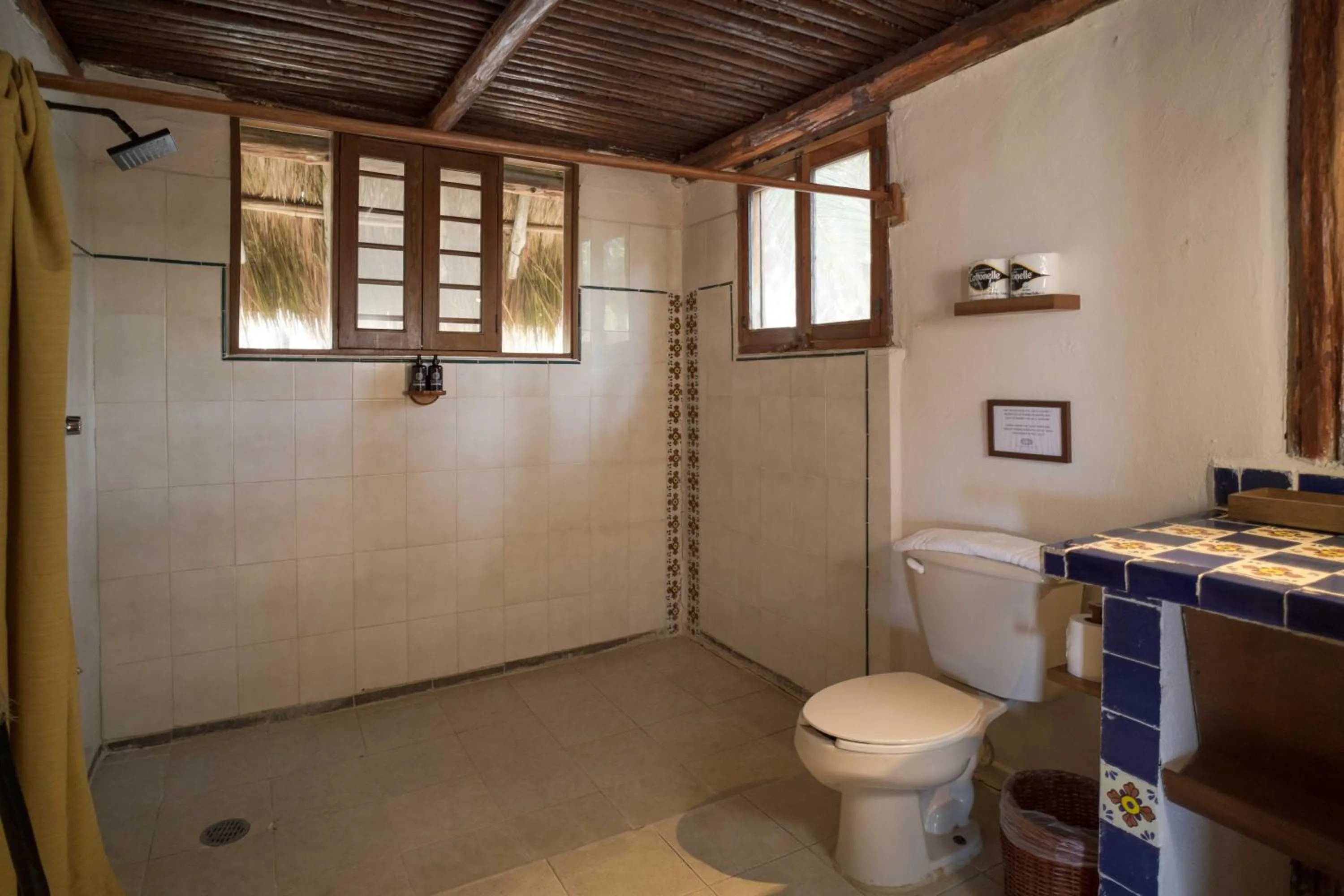 Shower in BT Live Tulum located at the party zone