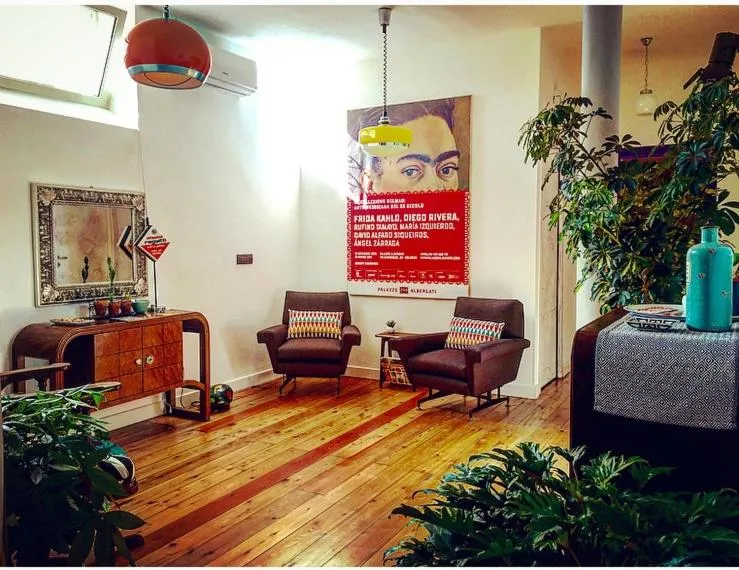 Lobby or reception in Mansarda Bellini 84