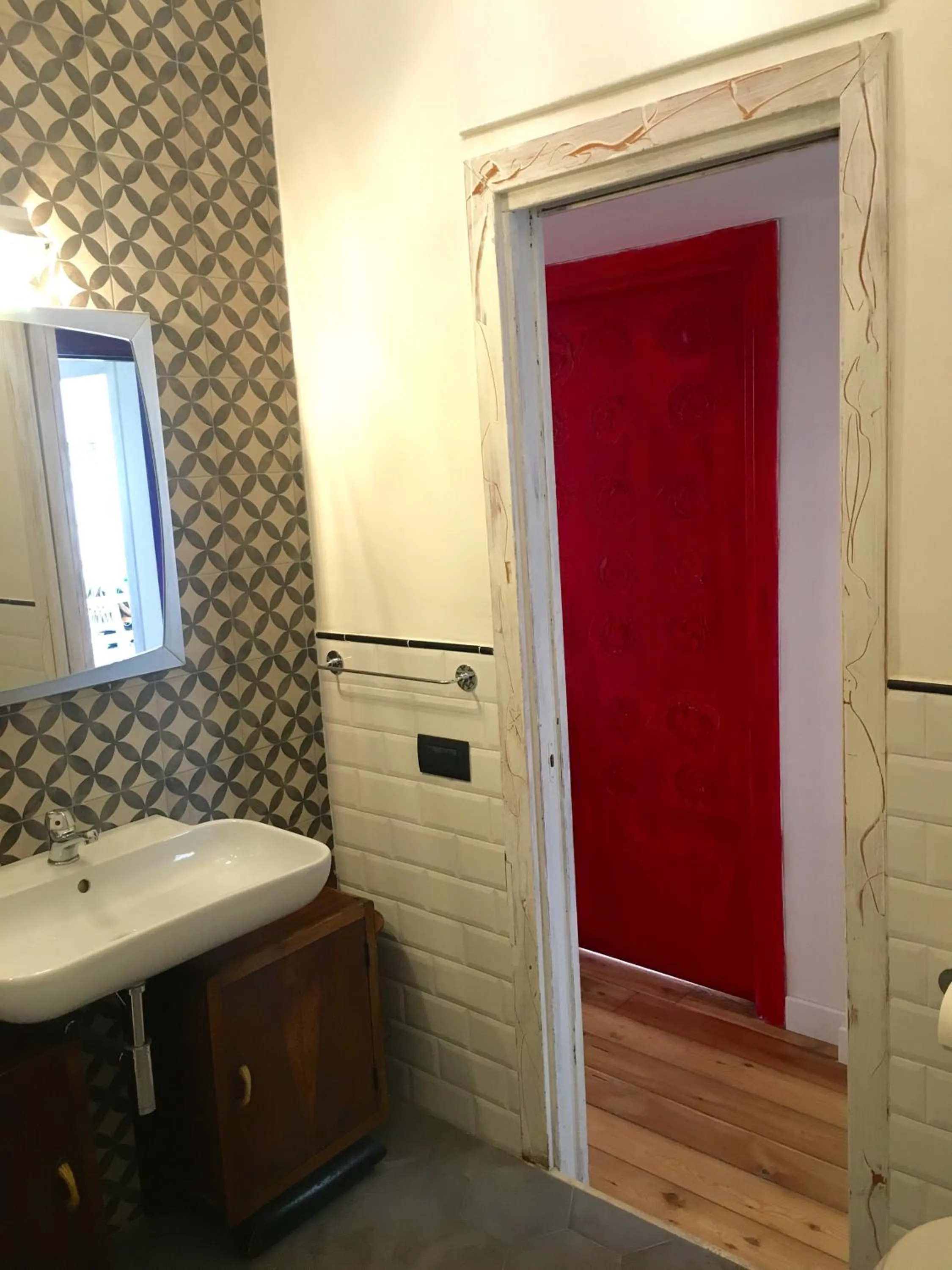 Bathroom in Mansarda Bellini 84