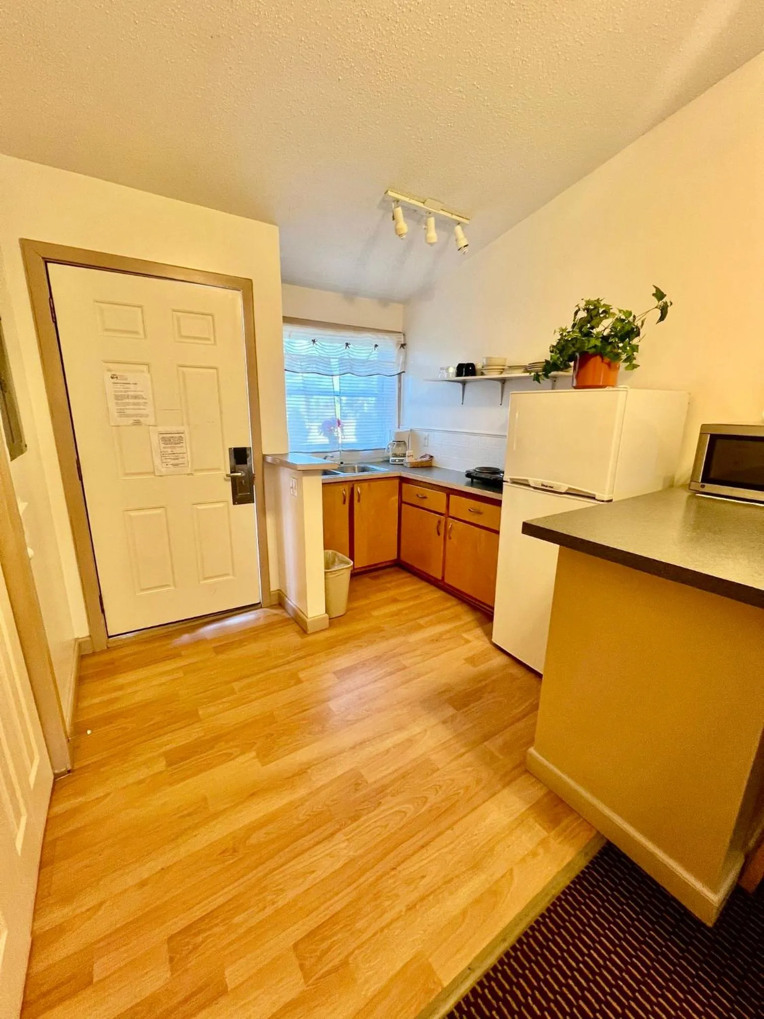 Kitchen or kitchenette in Saco River Motor Lodge & Suites