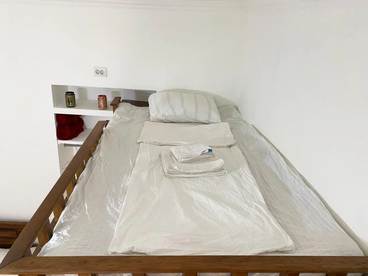 Bed in Pretty House