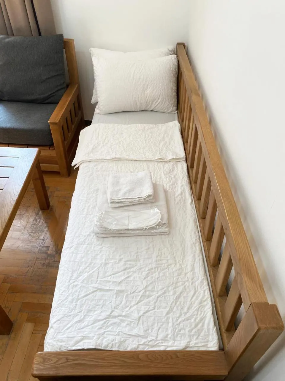 Bed in Pretty House