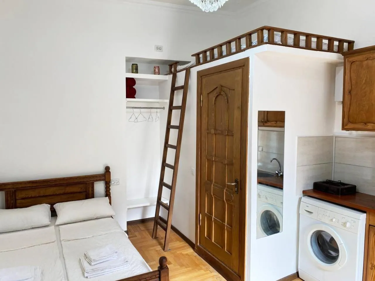 Bed in Pretty House