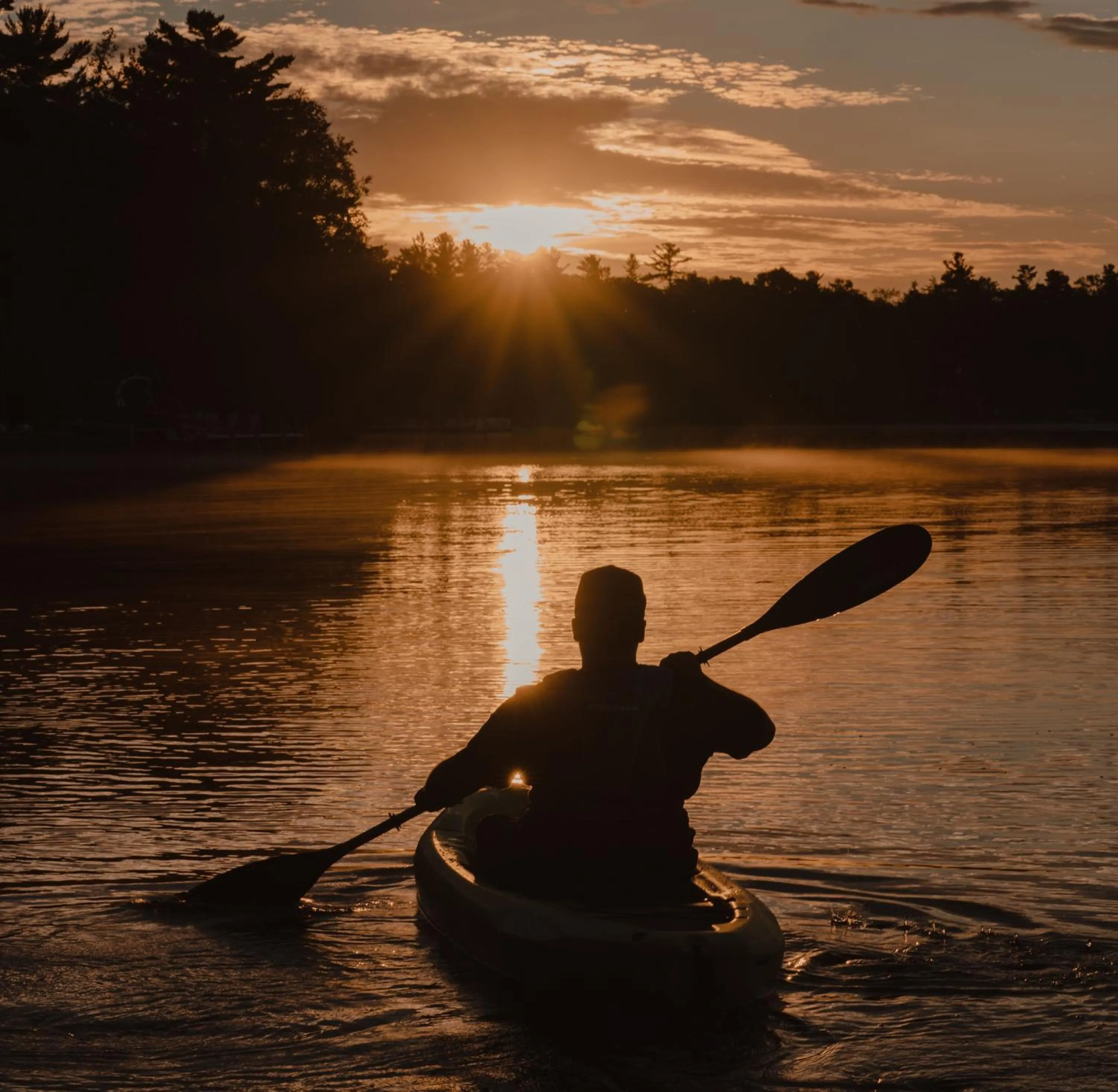 Canoeing in Domaine Jolivent