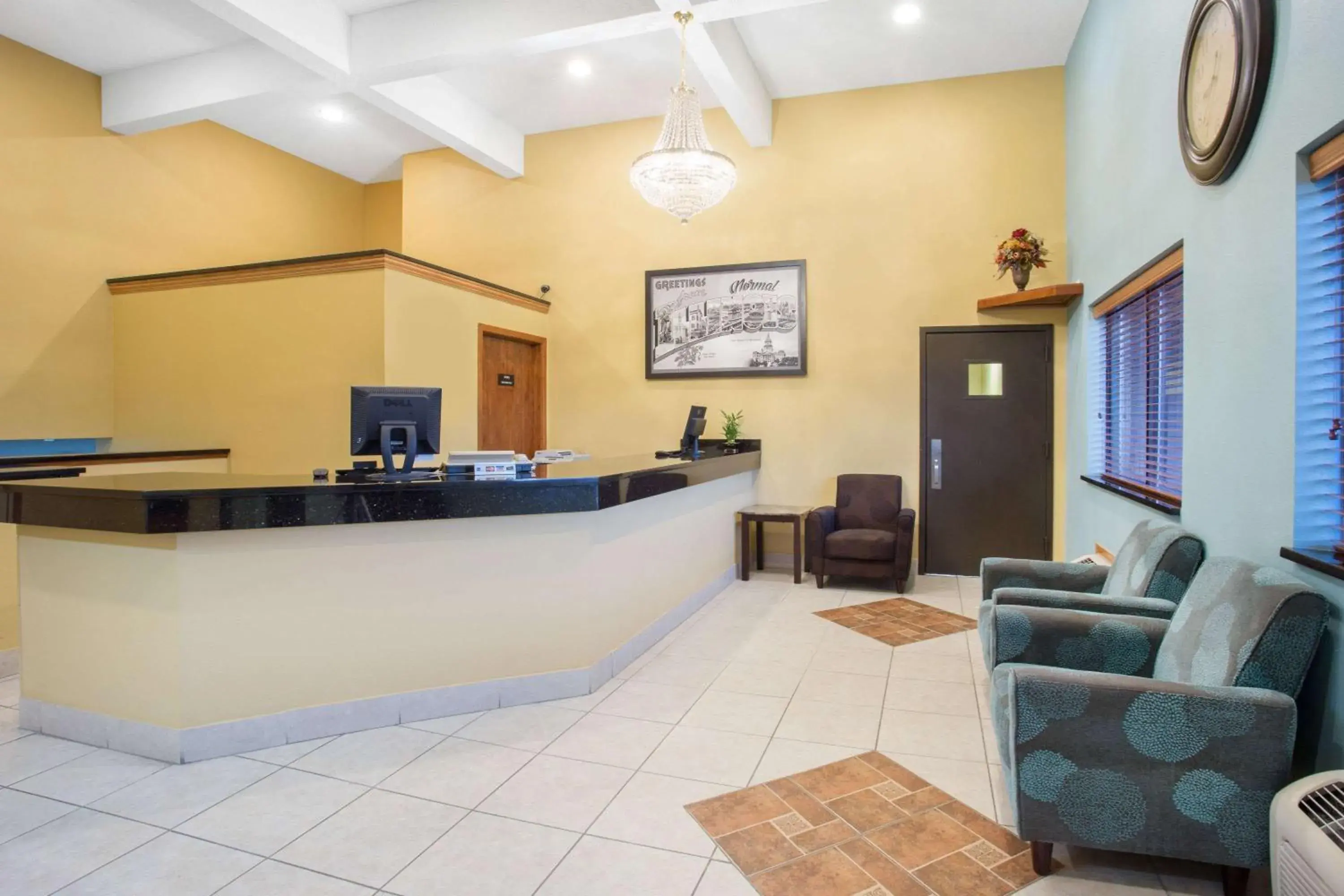 Lobby or reception, Lobby/Reception in Super 8 by Wyndham Normal Bloomington