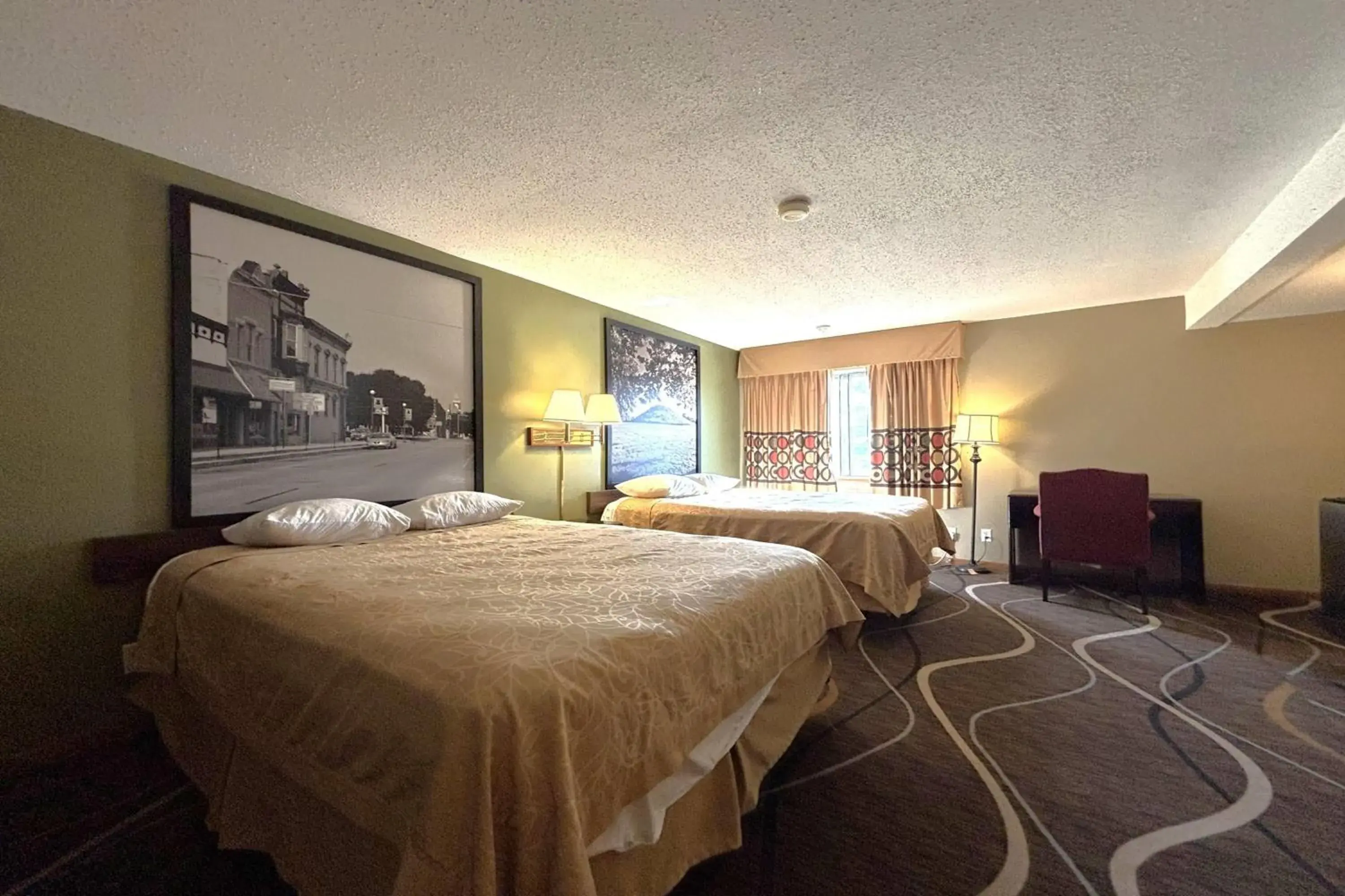 Double Room with Two Double Beds - Smoking in Super 8 by Wyndham Normal Bloomington Double Room with Two Double Beds - Smoking in Super 8 by Wyndham Normal Bloomington