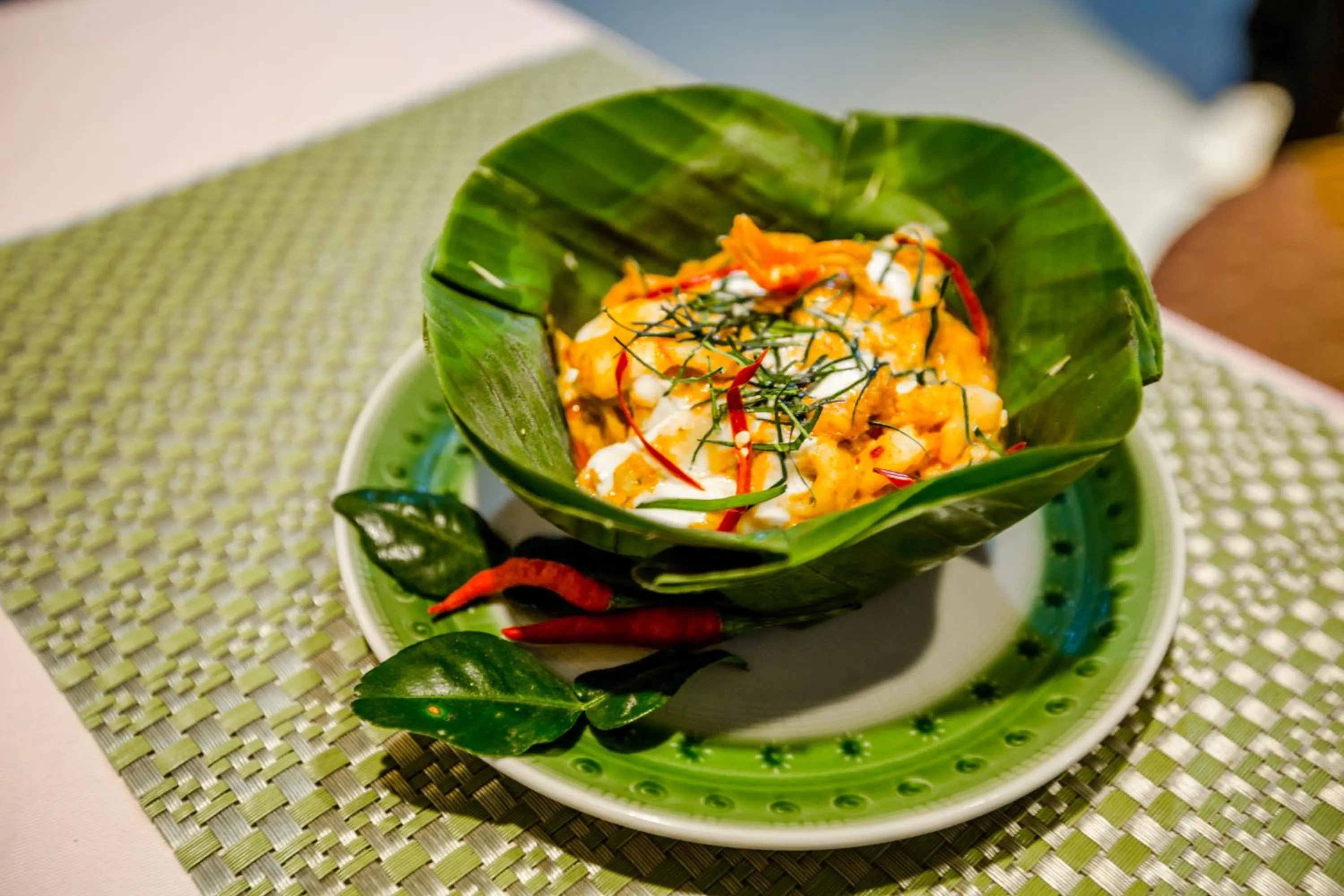 Food in The Sanctuary Villa Battambang