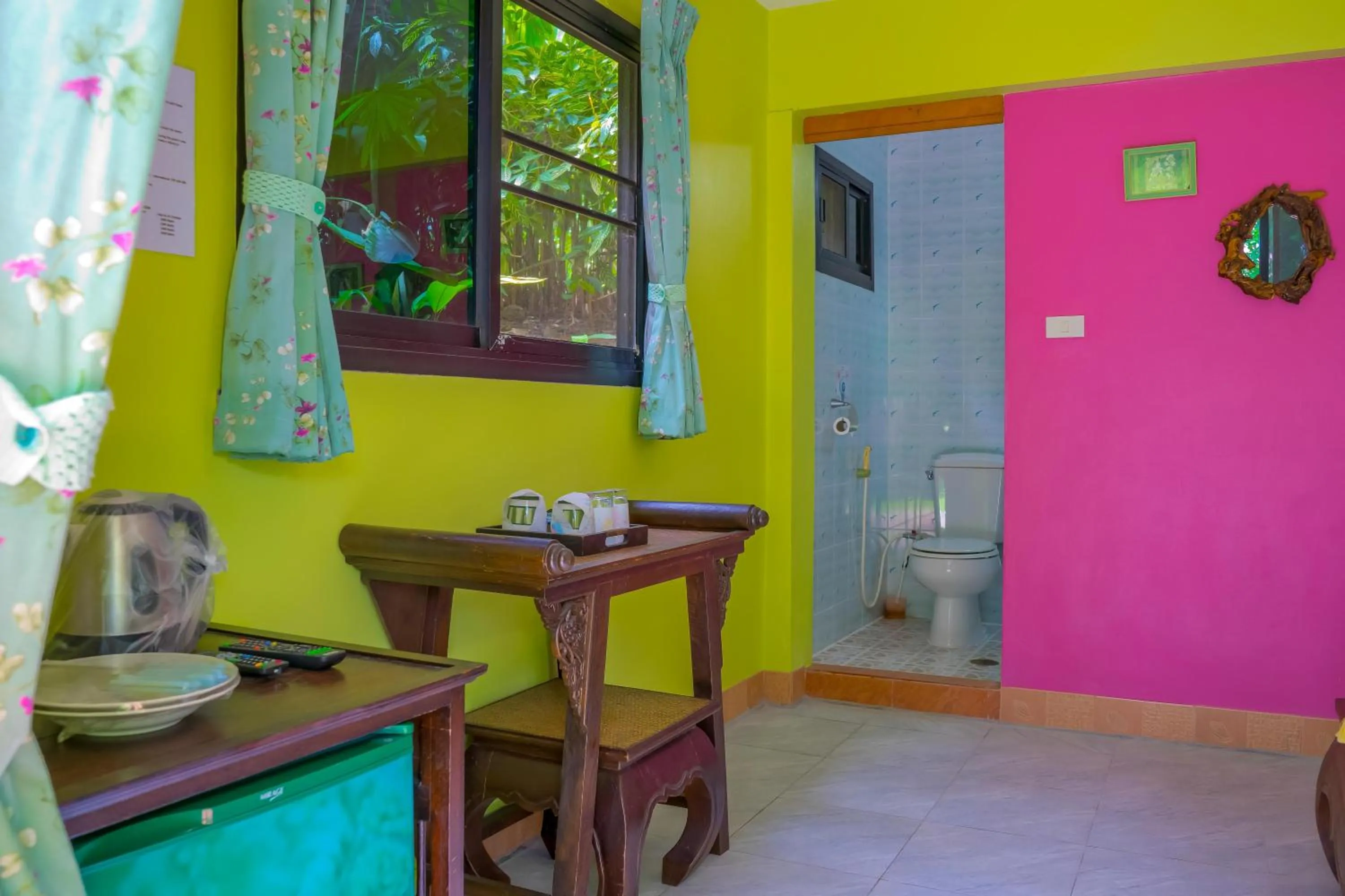 Living room in Chez Charly Bungalow