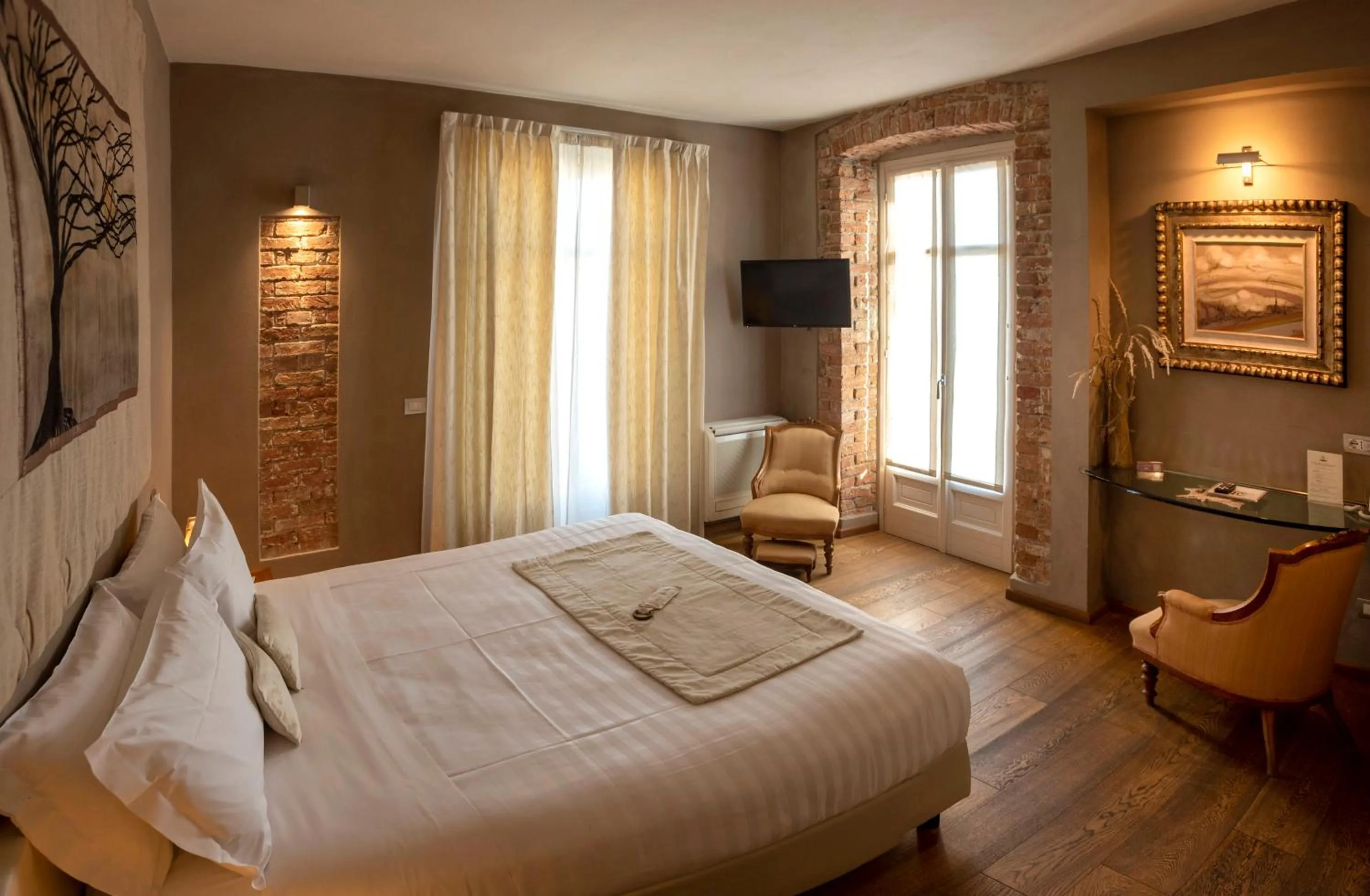 Bedroom, Bed in Rocche Costamagna Art Suites