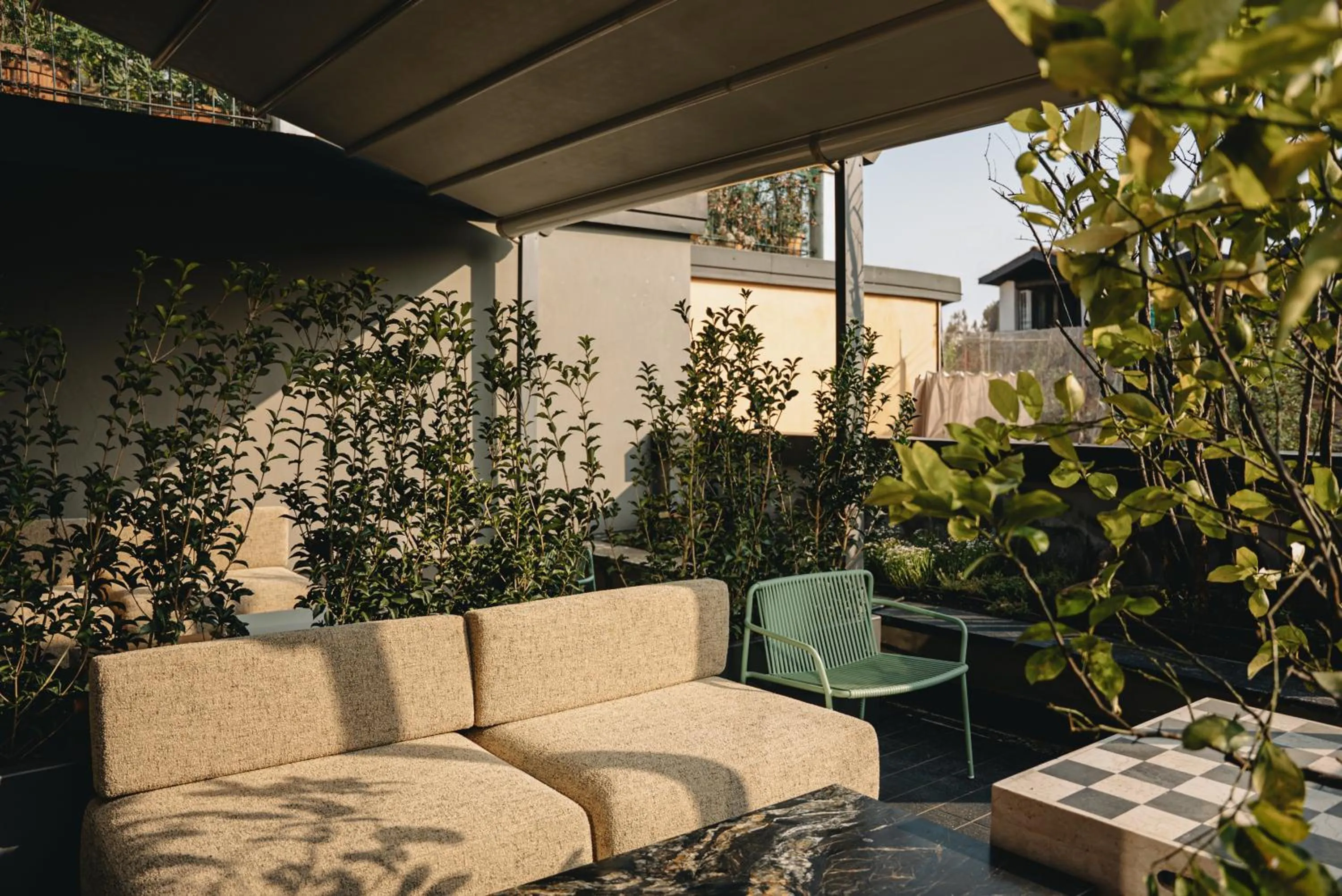 Balcony/Terrace in Aethos Hotel Milan