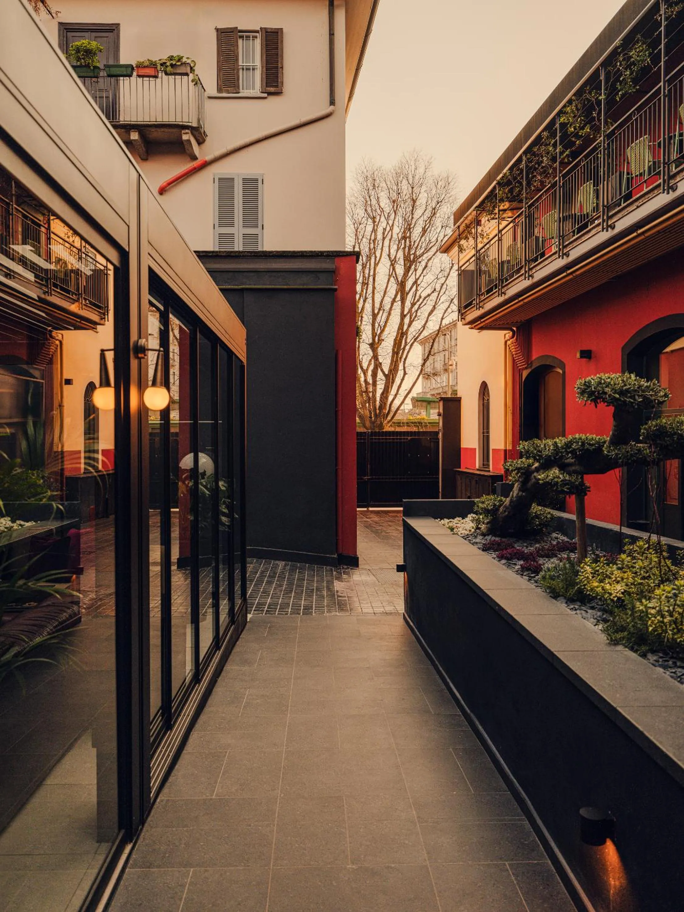 Property building in Aethos Hotel Milan