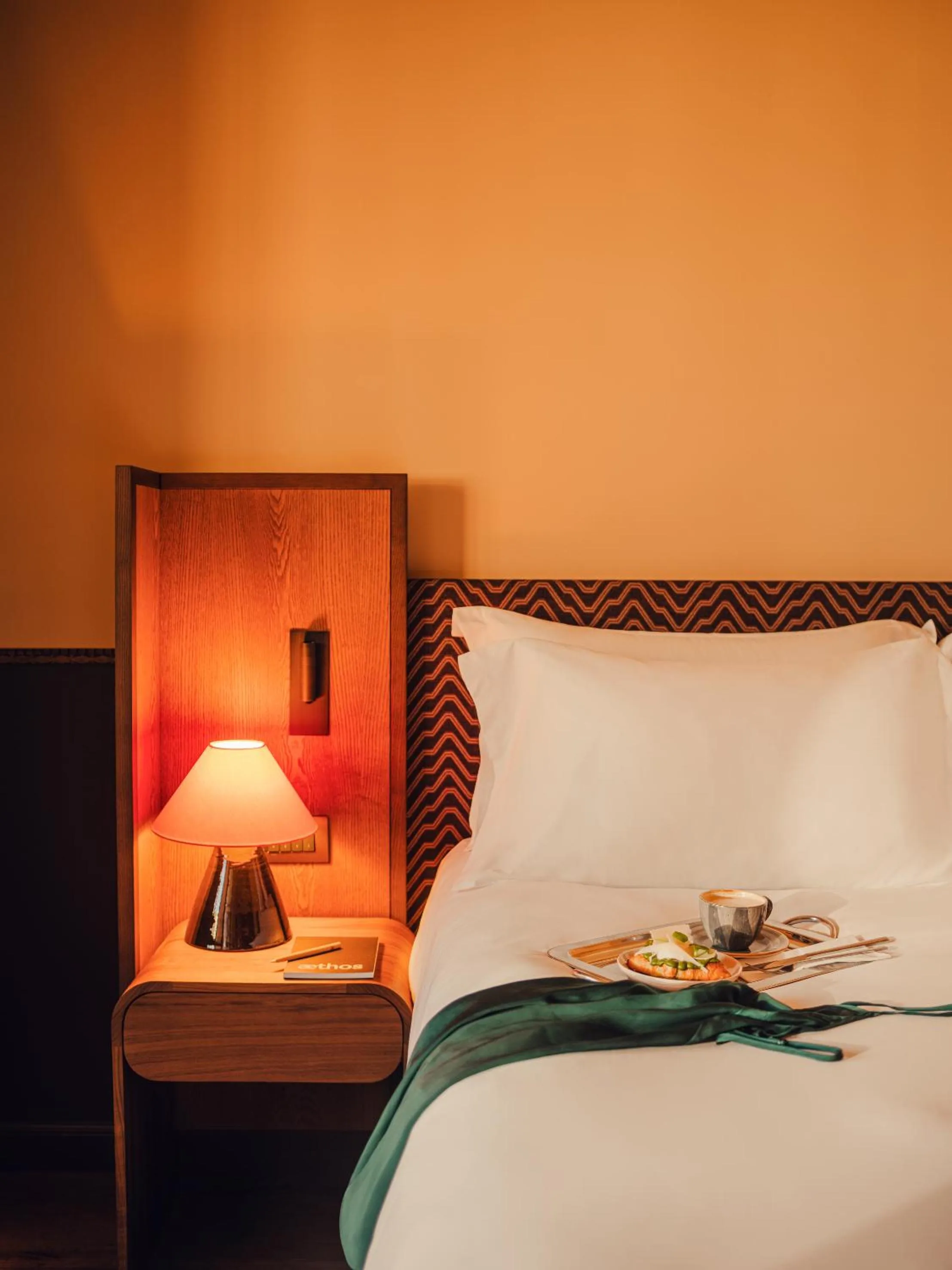 Bed in Aethos Hotel Milan