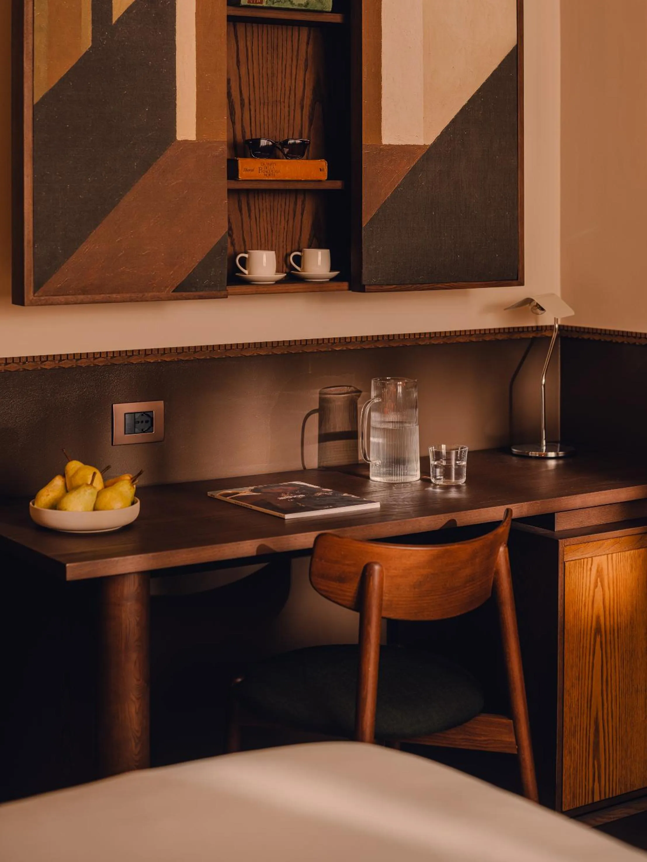 Seating area in Aethos Milan