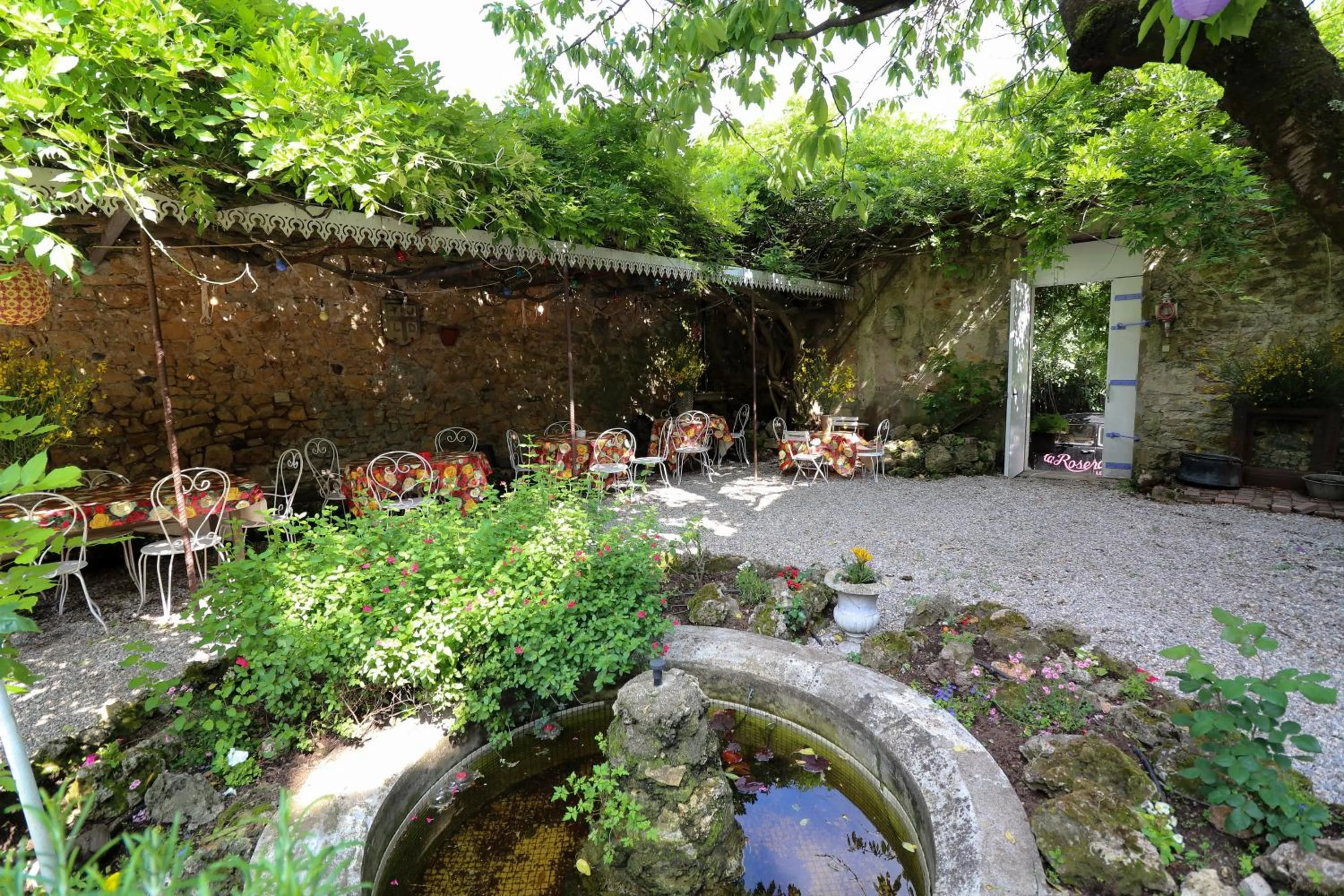 Garden in La Roseraie