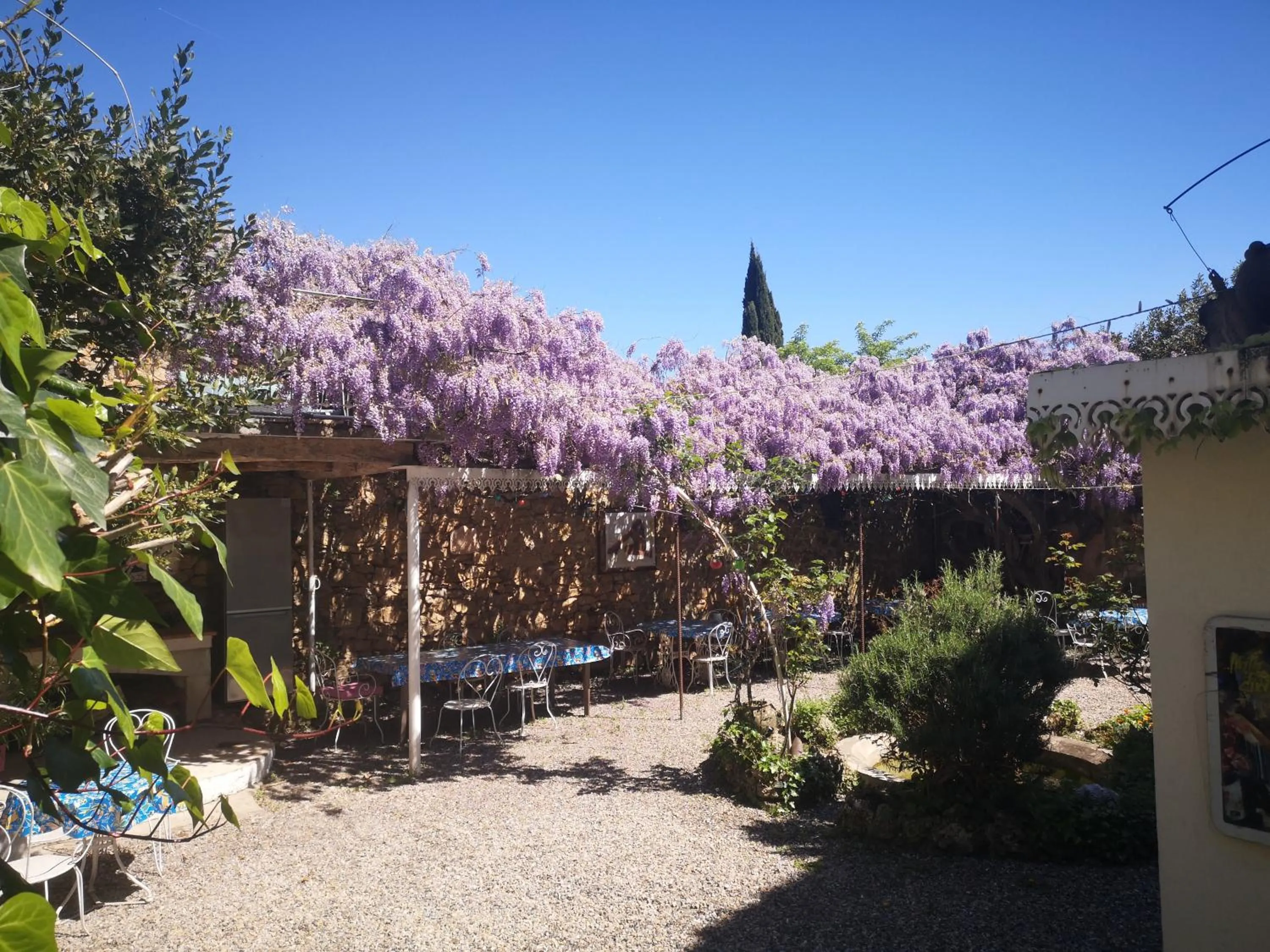 Garden in La Roseraie
