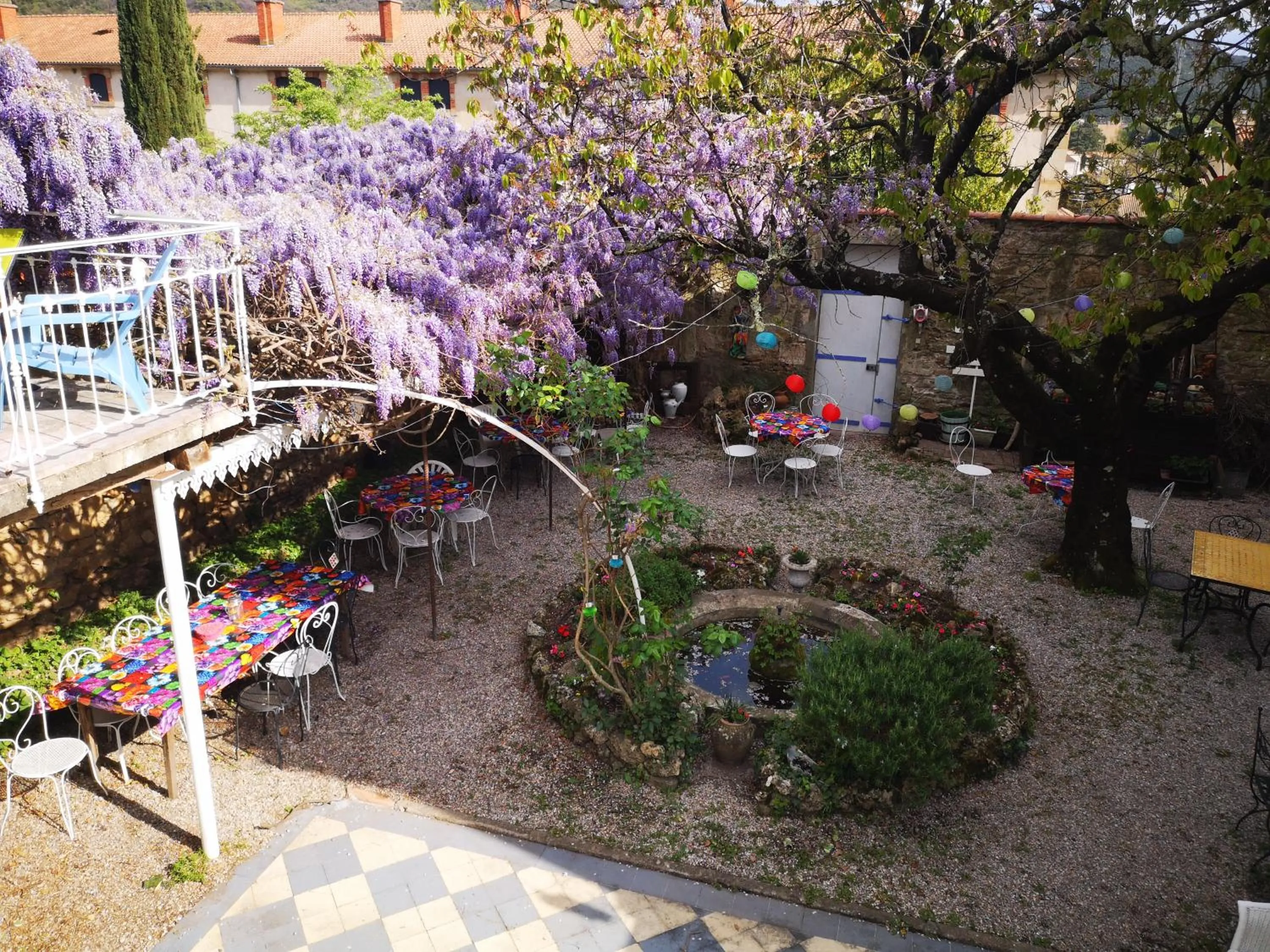 Balcony/Terrace in La Roseraie