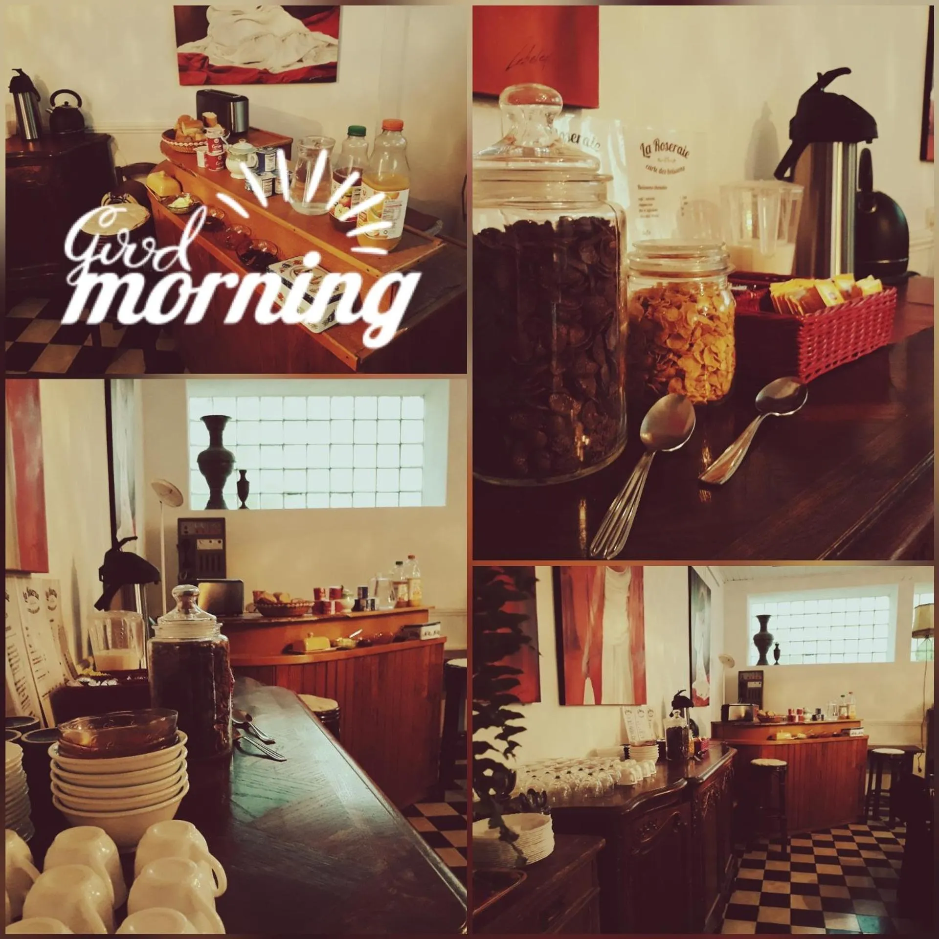 Buffet breakfast in La Roseraie