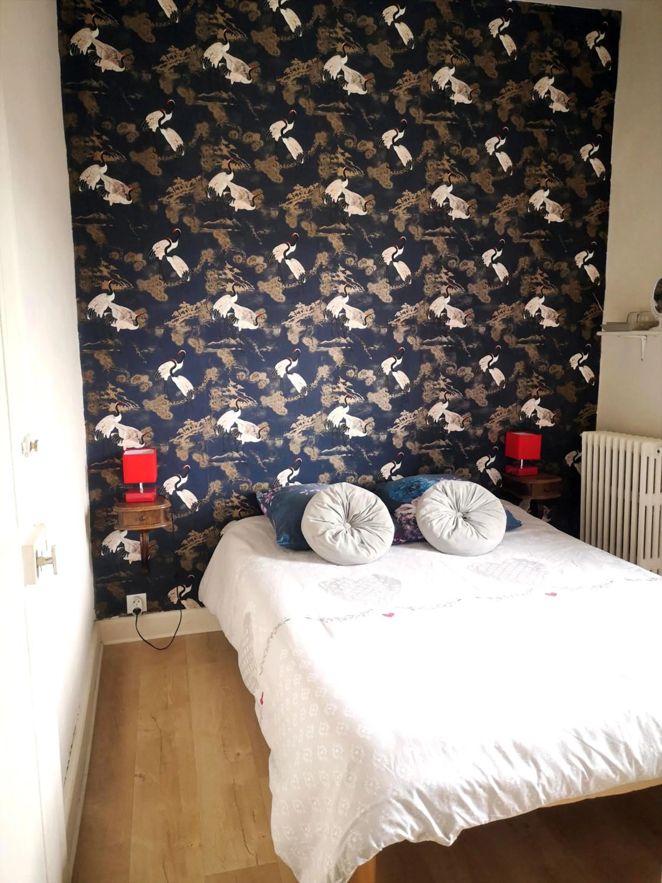 Bedroom, Bed in La Roseraie