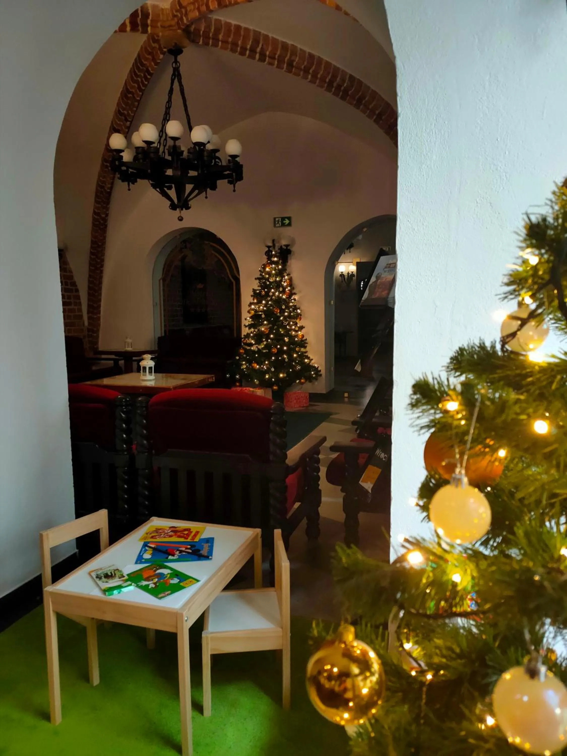 Lobby or reception in Hotel Dwór Polski