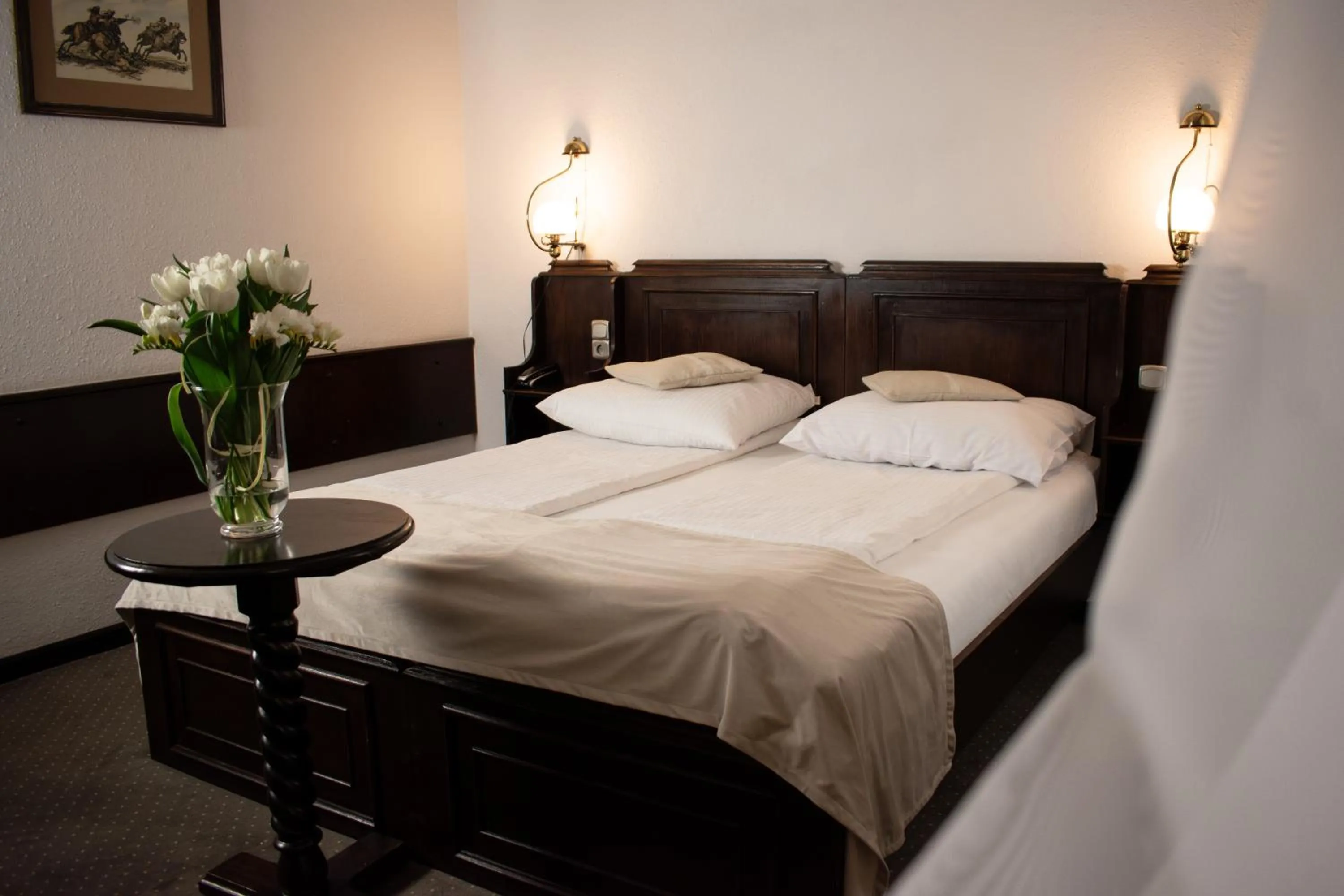 Bed in Hotel Dwór Polski