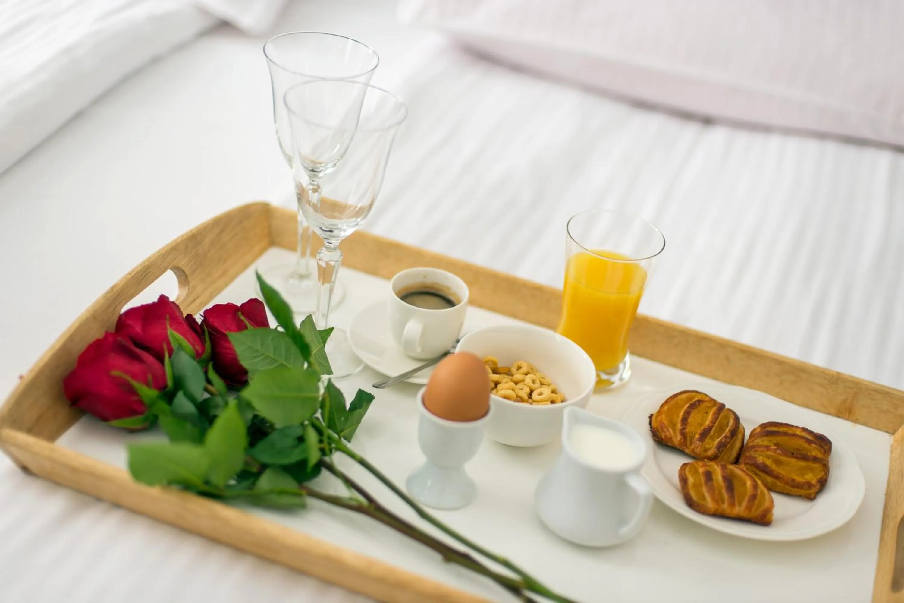 Bed in Hotel Dwór Polski