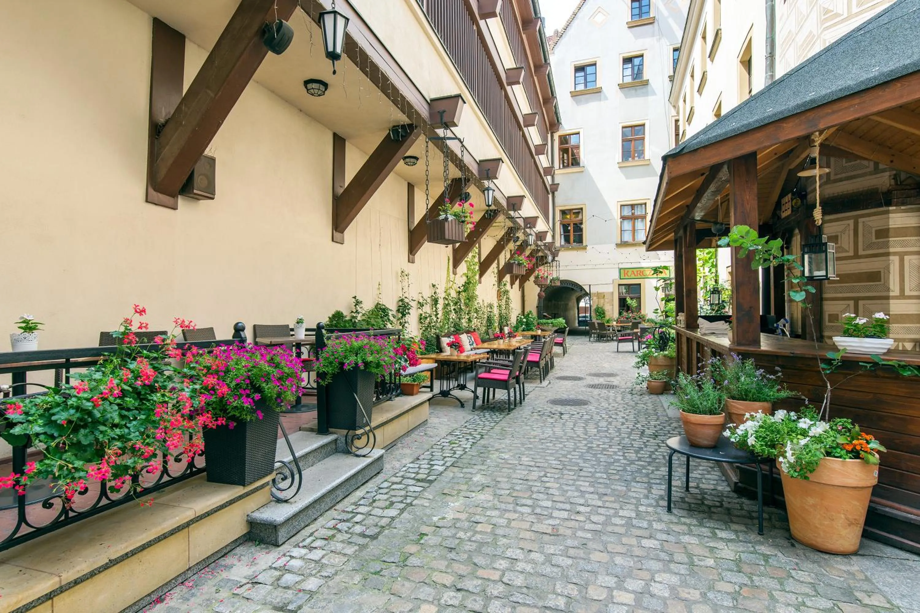 Patio in Hotel Dwór Polski