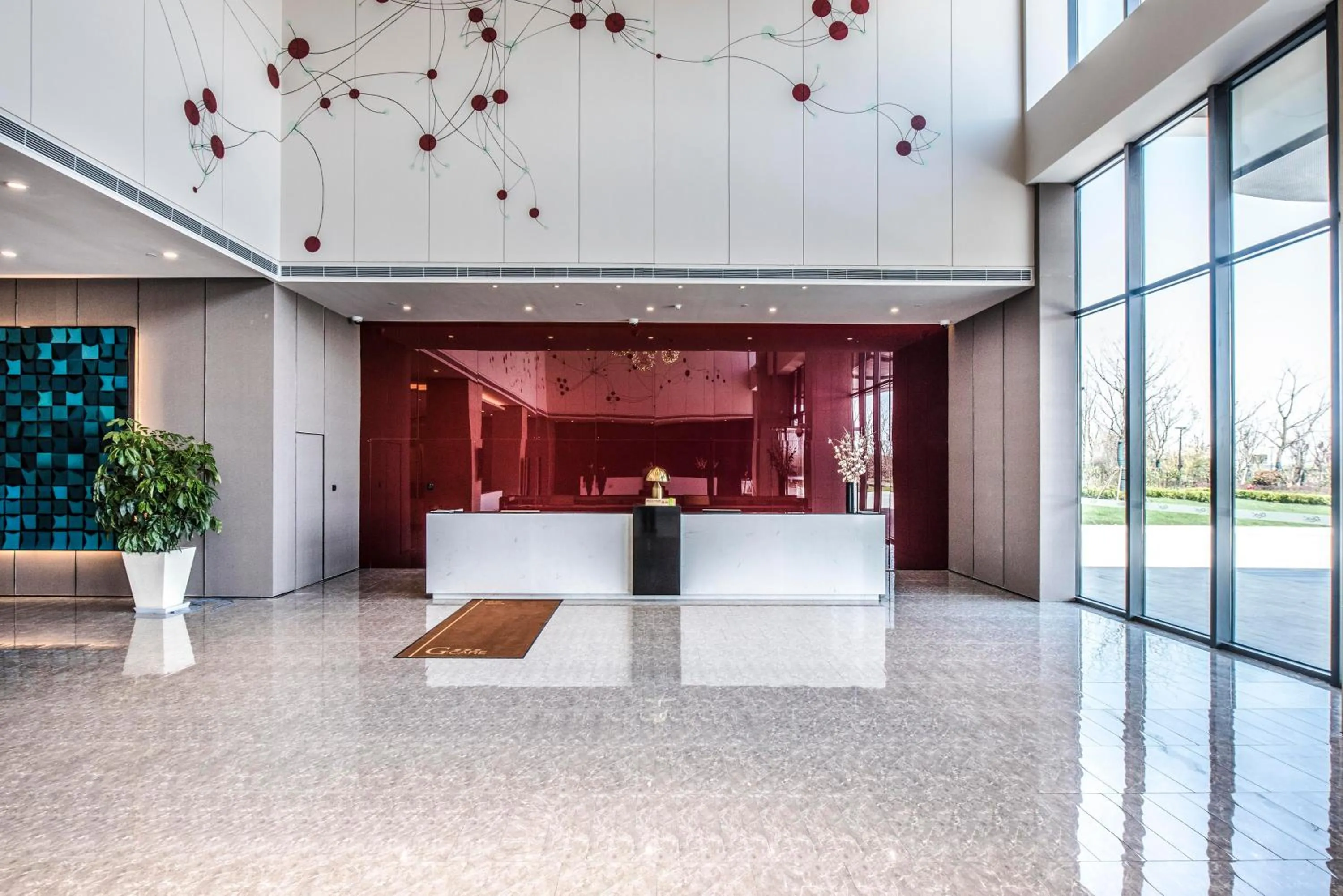 Lobby or reception in Q-Box Hotel Shanghai Sanjiagang -Offer Pudong International Airport and Disney shuttle