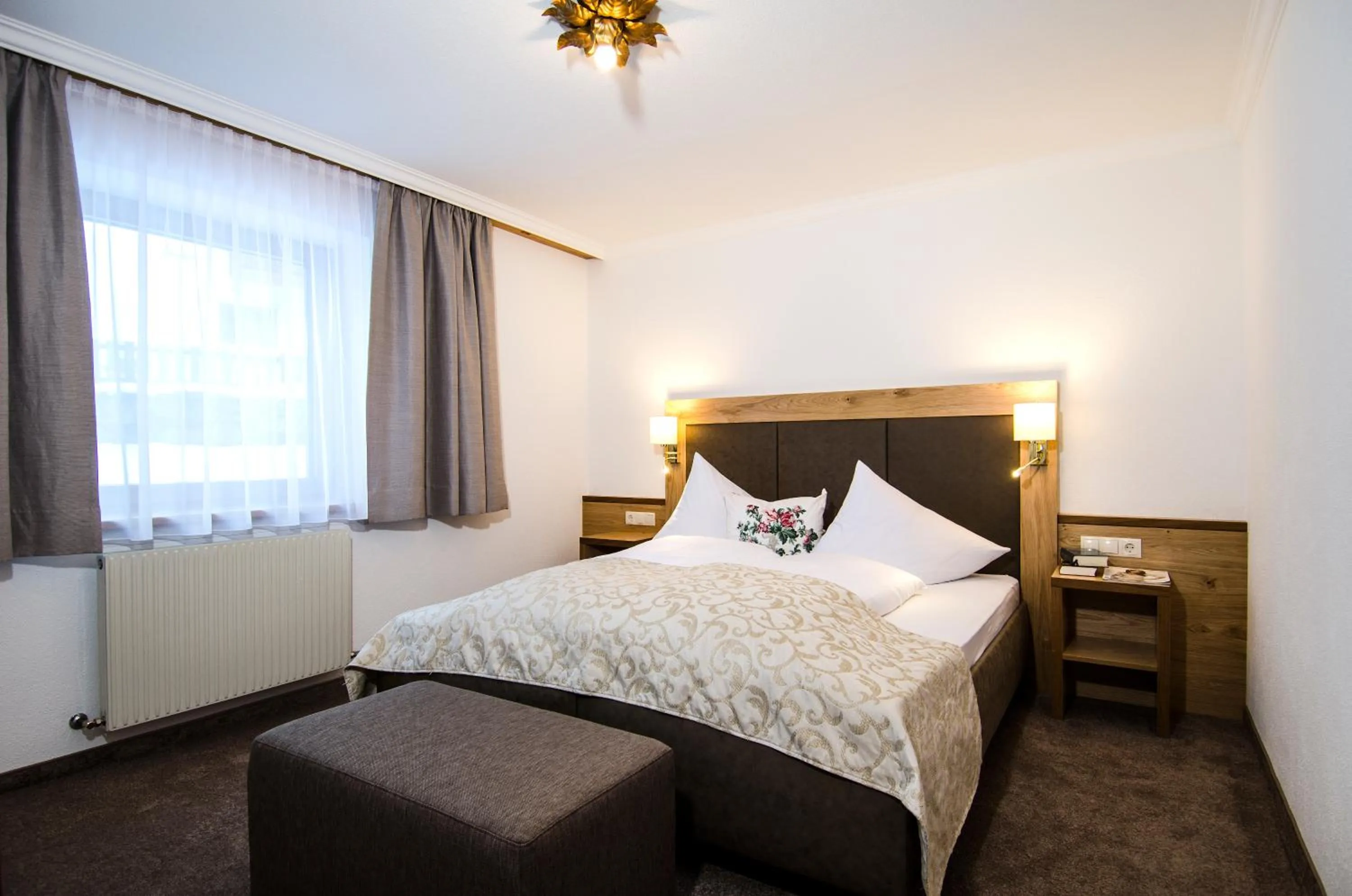 Bedroom, Bed in Hotel Garni Pra Posta