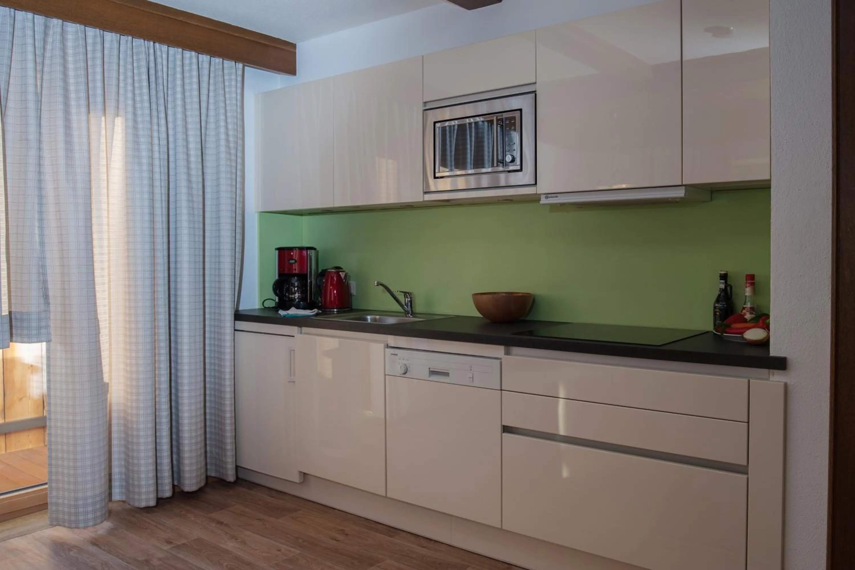 Kitchen or kitchenette in Hotel Garni Pra Posta