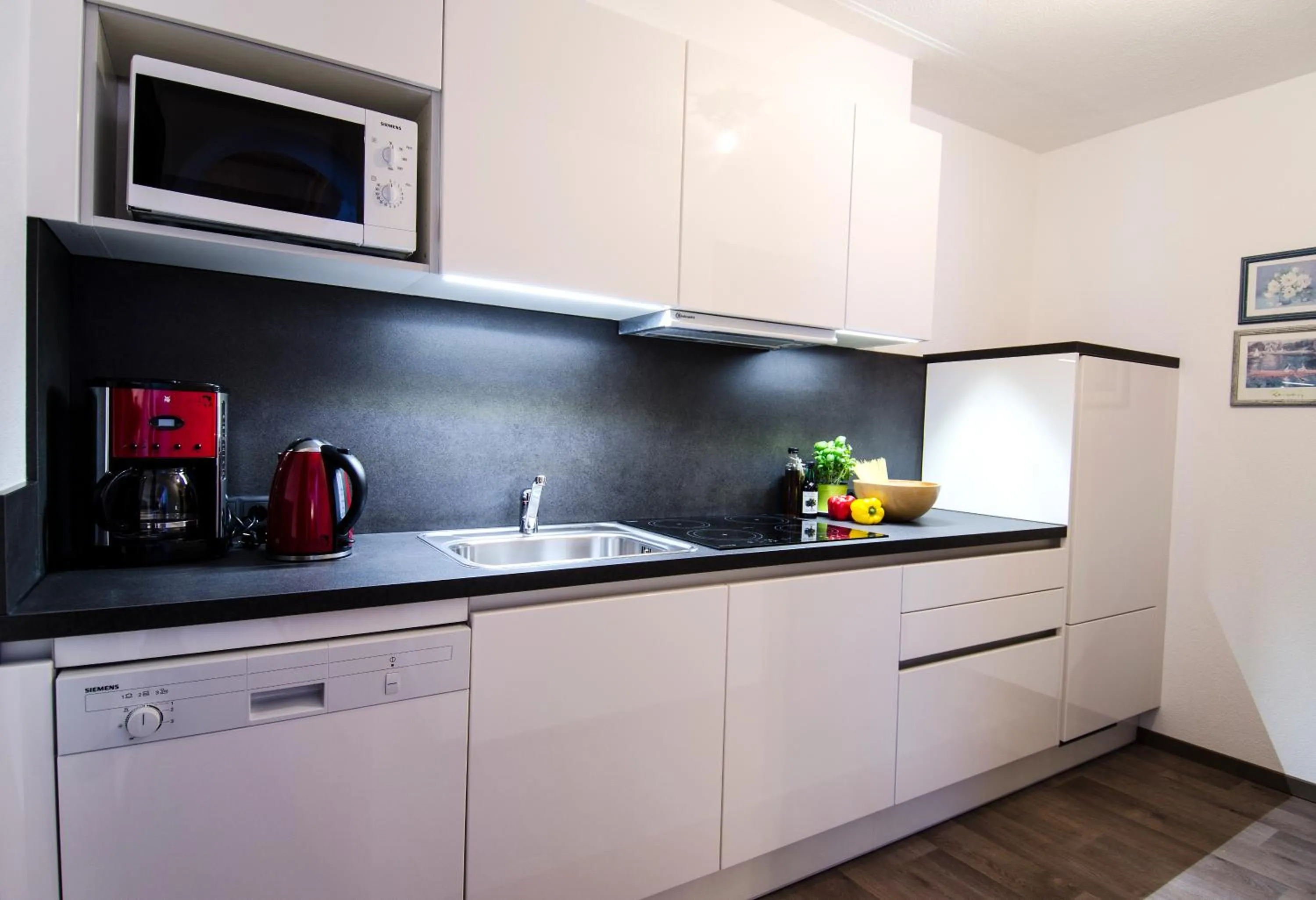 Kitchen or kitchenette in Hotel Garni Pra Posta