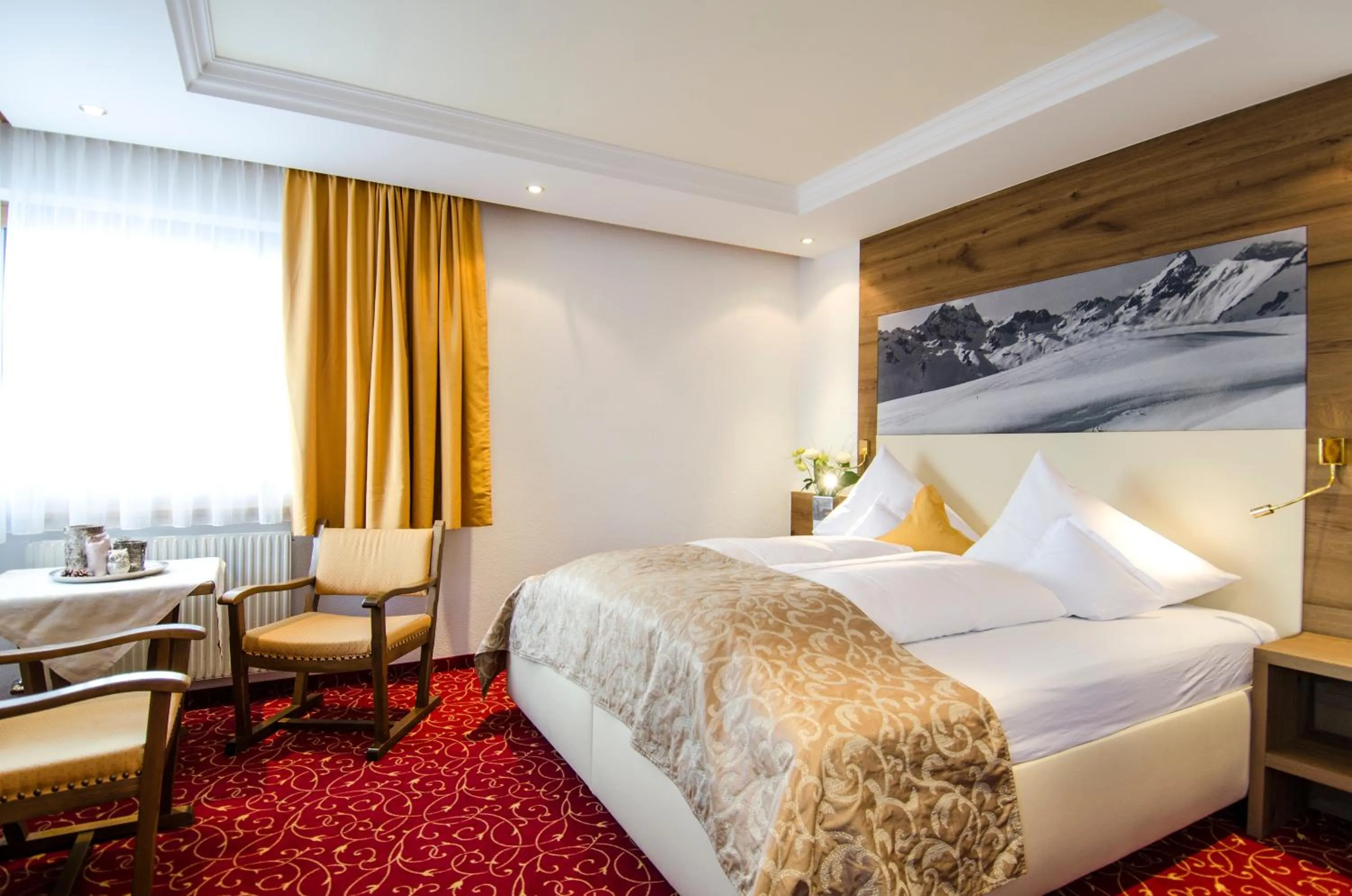 Bedroom, Bed in Hotel Garni Pra Posta