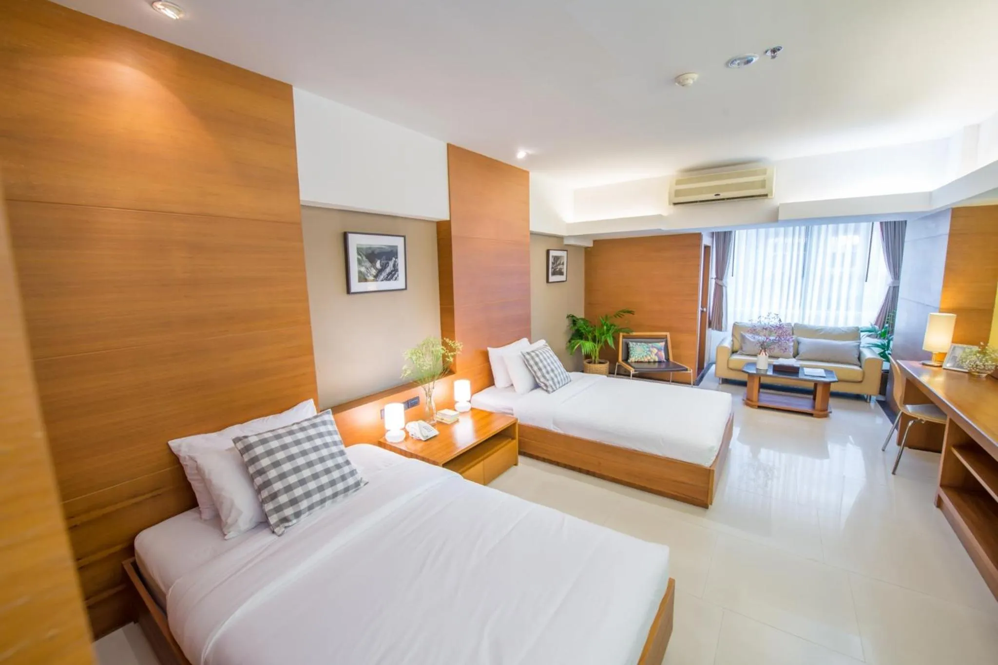 Photo of the whole room, Bed in Laemtong Serviced Apartment
