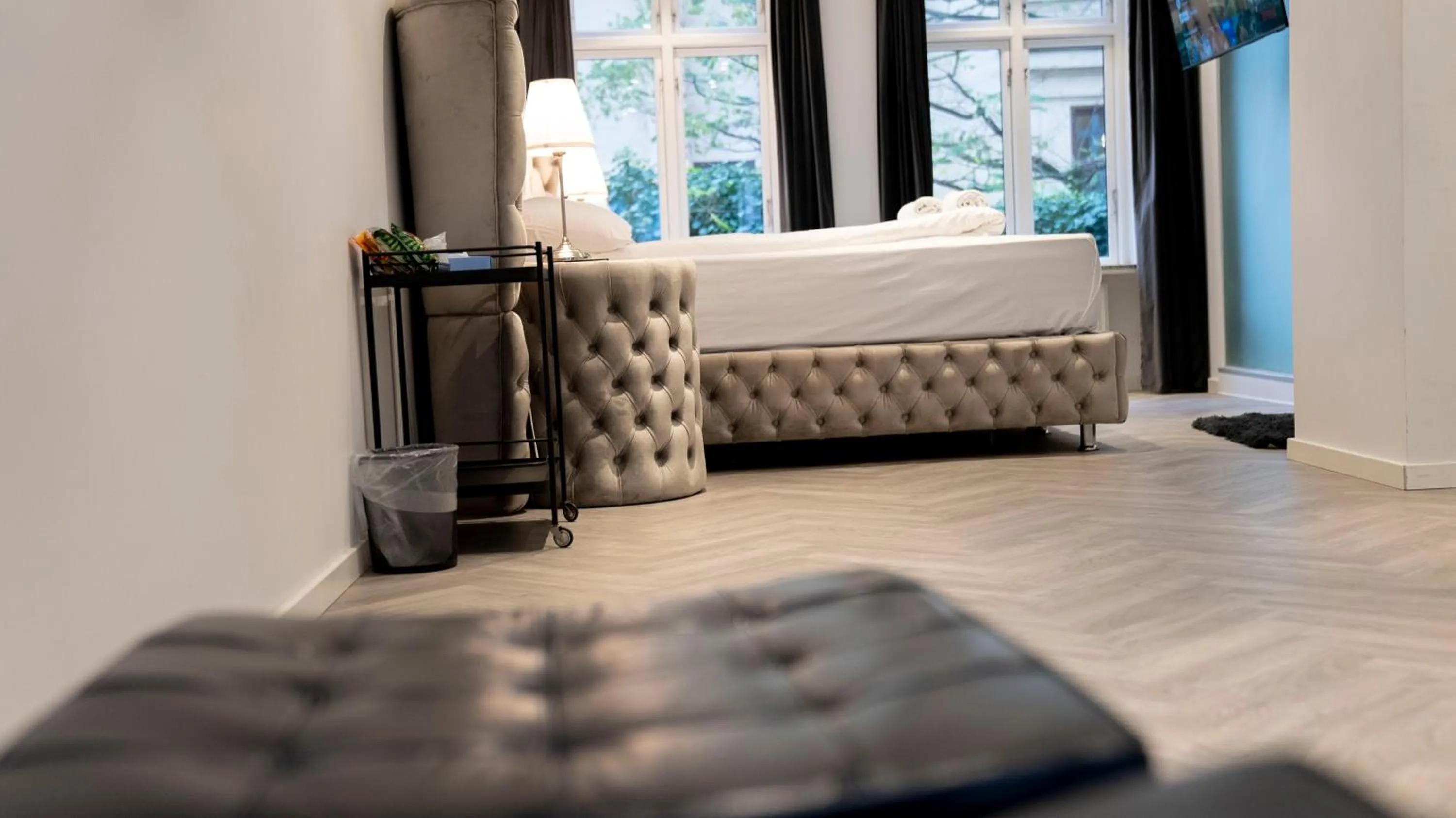 Decorative detail, Bed in A Hotels City