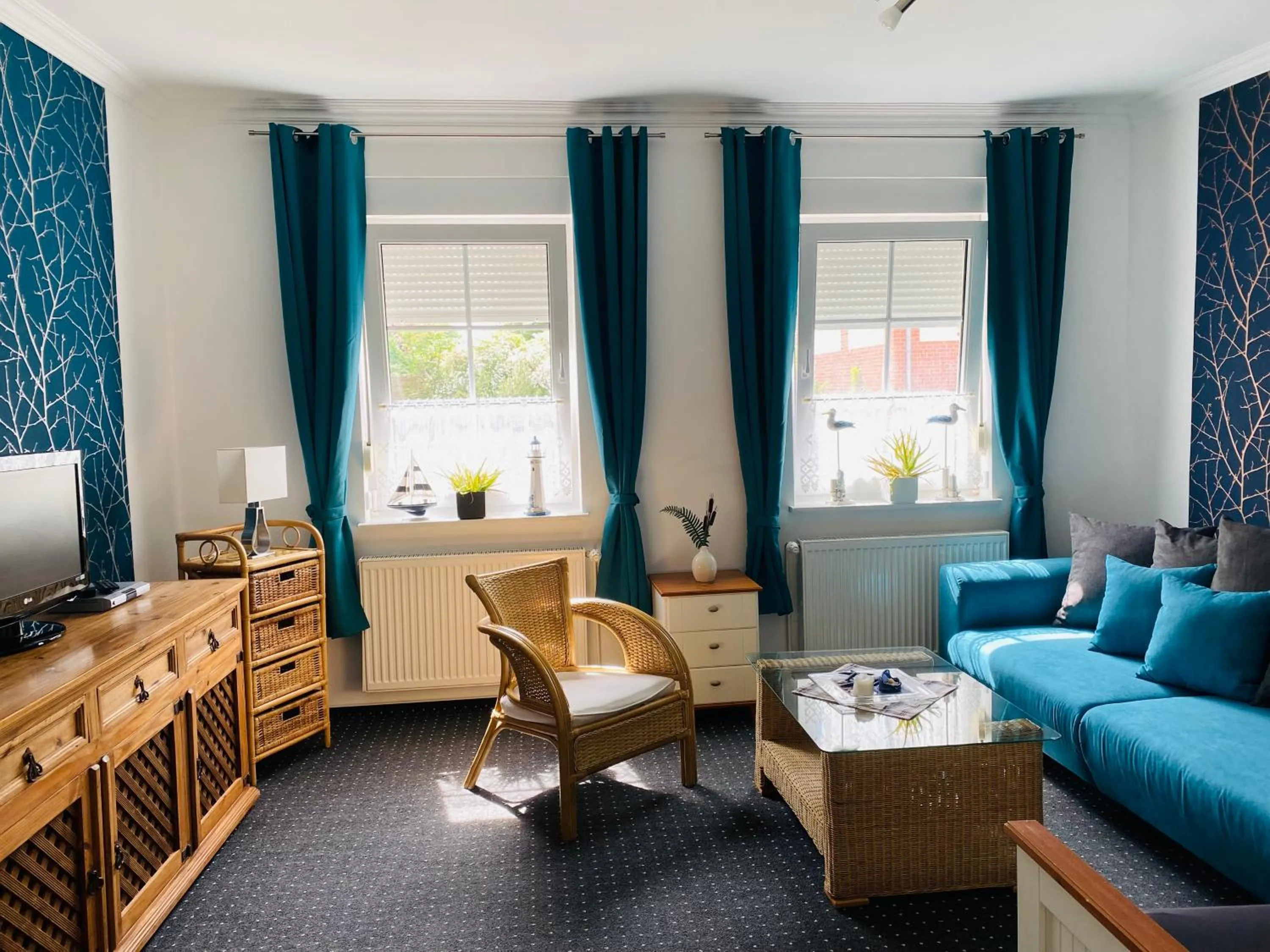 TV and multimedia in Pension & Ferienwohnungen Schneidereit